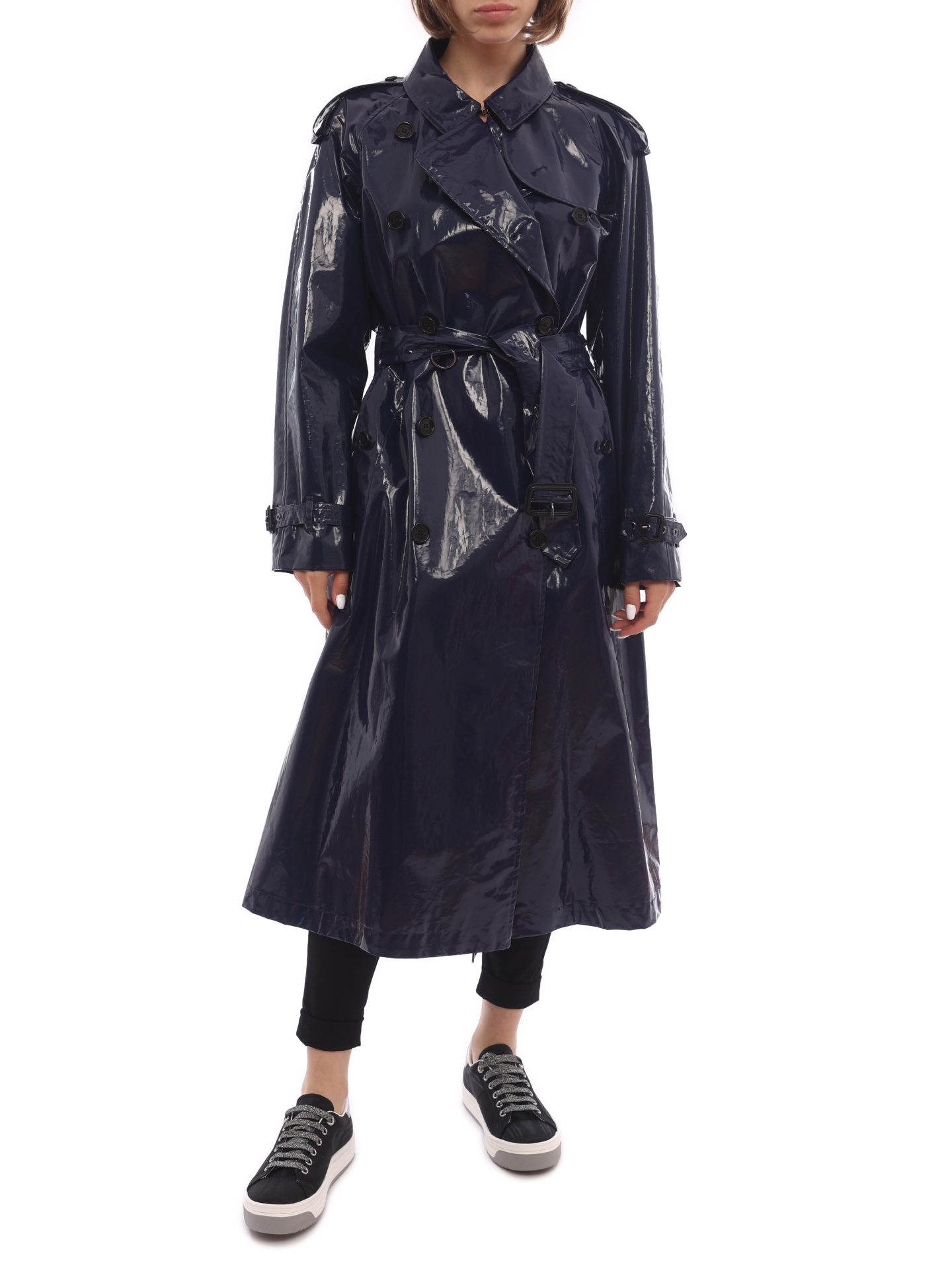 Тренч Burberry 4065455 синий женский — купить в интернет-магазине Verdistore