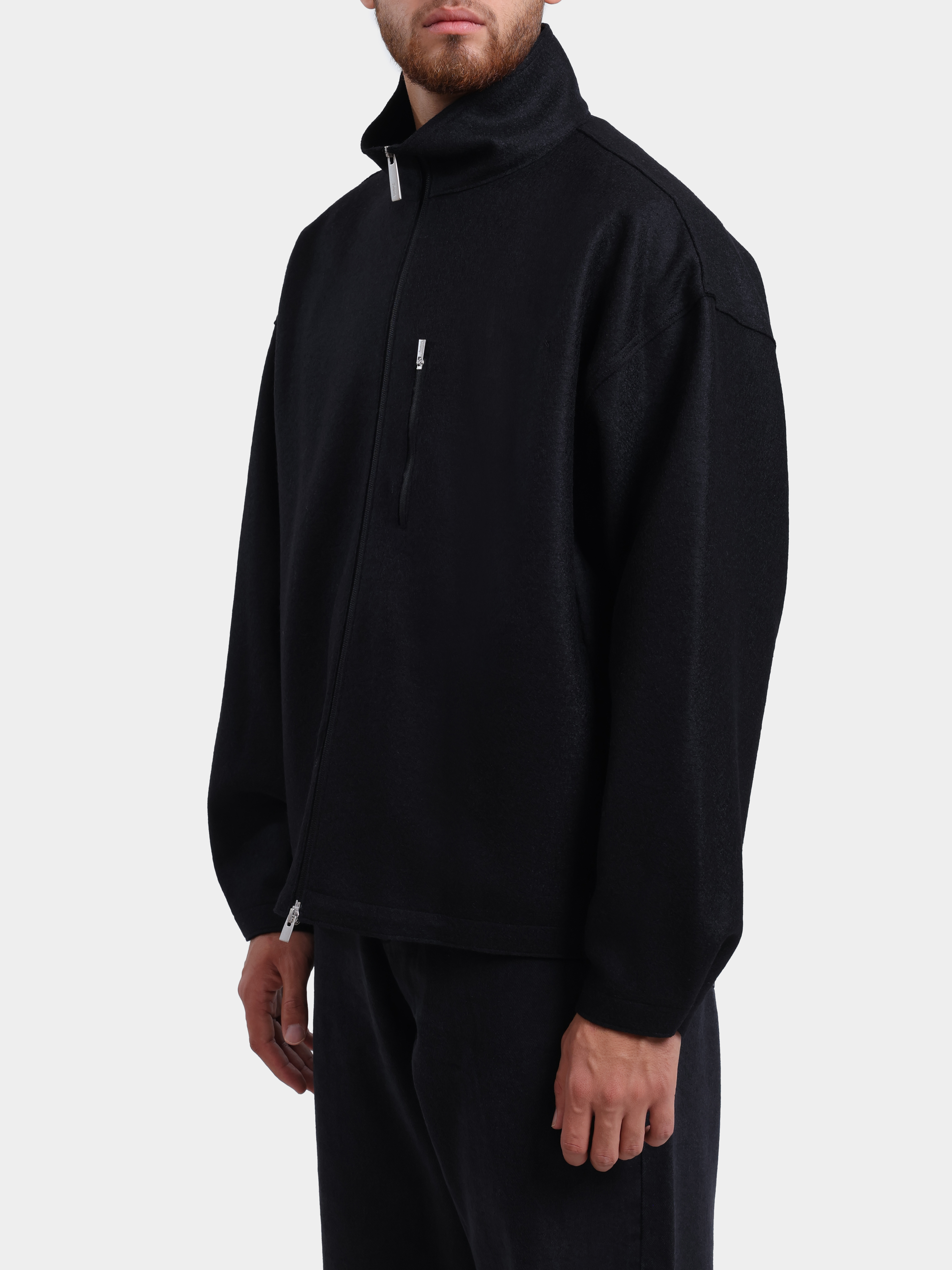 Куртка Herno Laminar GI00234UL 33537 9300 черная мужская из шерсти — купить в интернет-магазине Verdistore