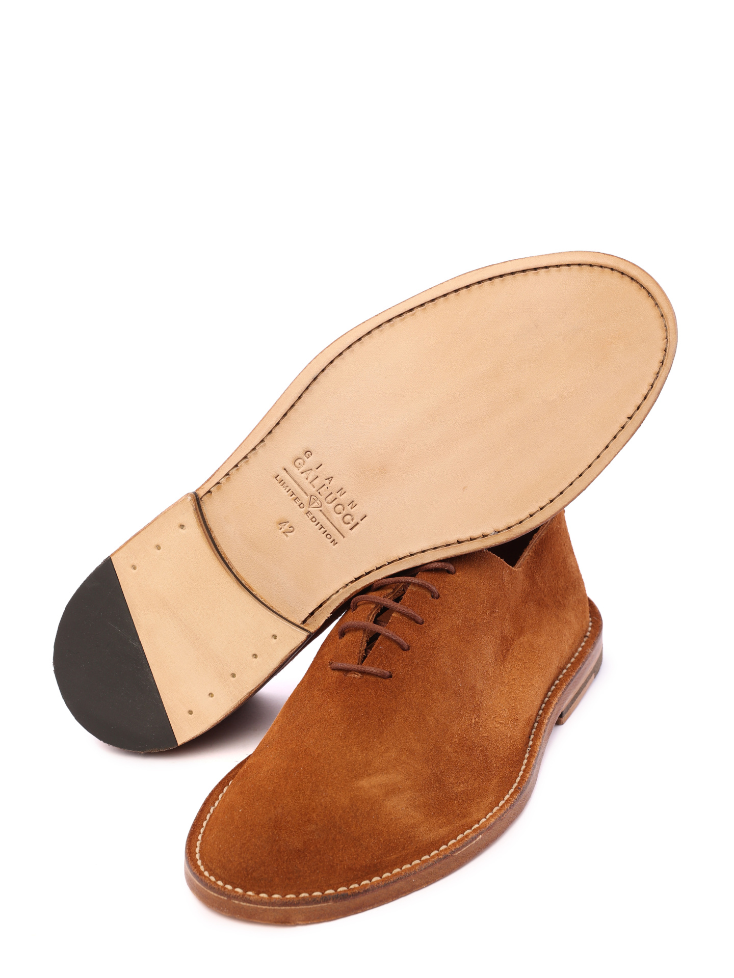 Оксфорды коричневые замшевые невысокие — купить в интернет-магазине Verdistore