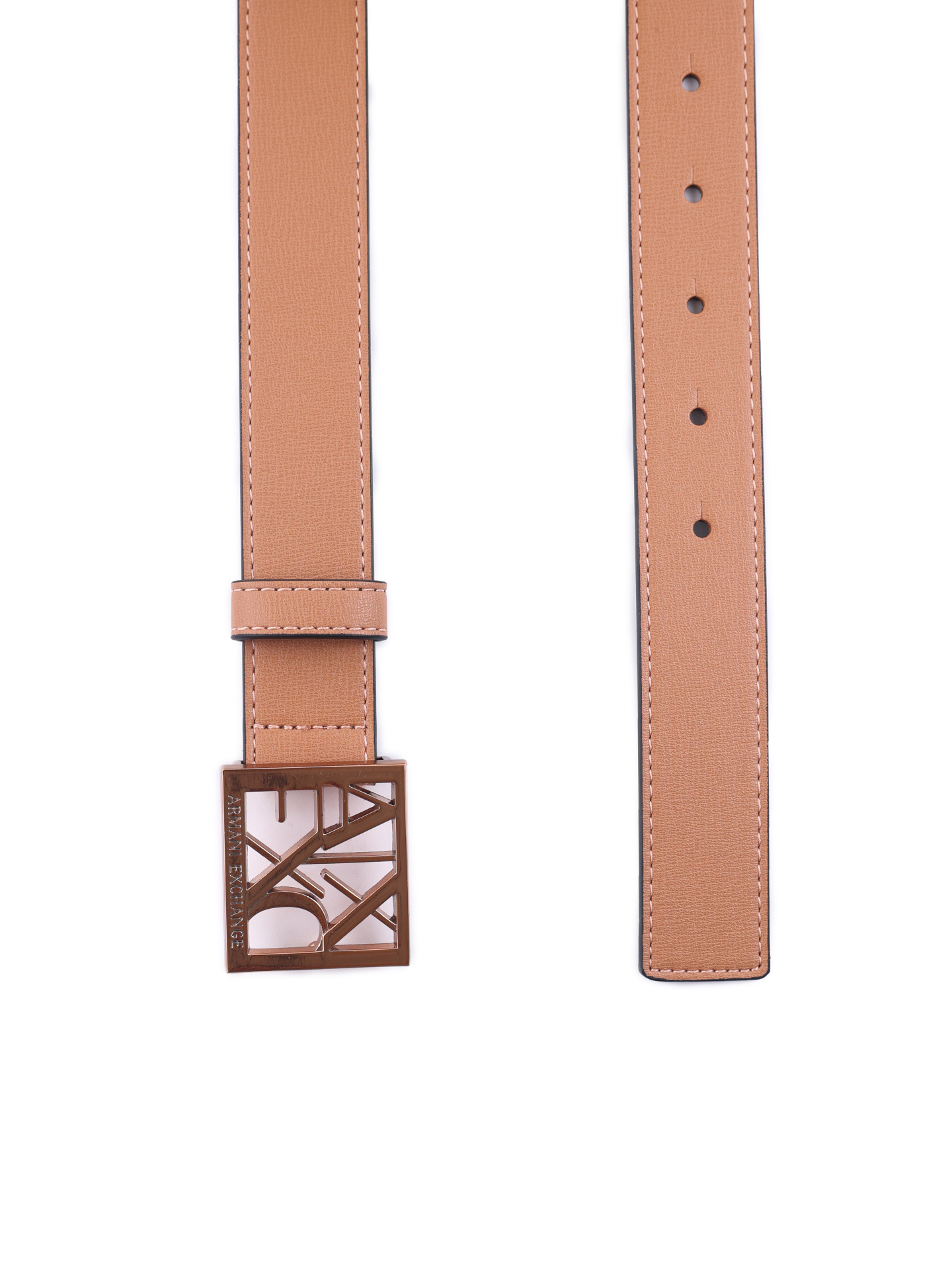 Ремень Armani Exchange 941130 0A874 09250 коричневый женский с логотипом — купить в интернет-магазине Verdistore