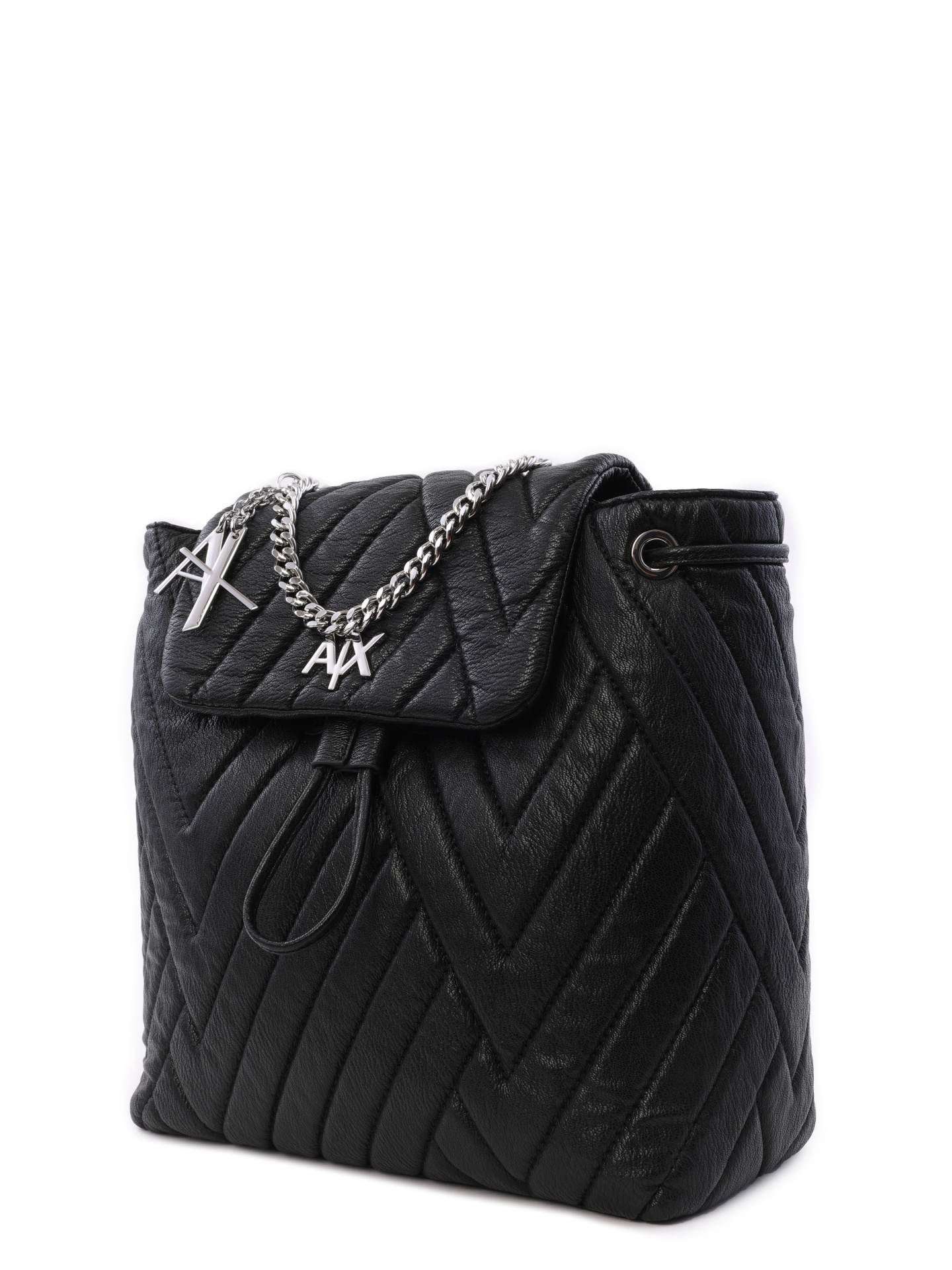 Рюкзак Armani Exchange 942934 2F745 00020 черный женский стеганый — купить в интернет-магазине Verdistore