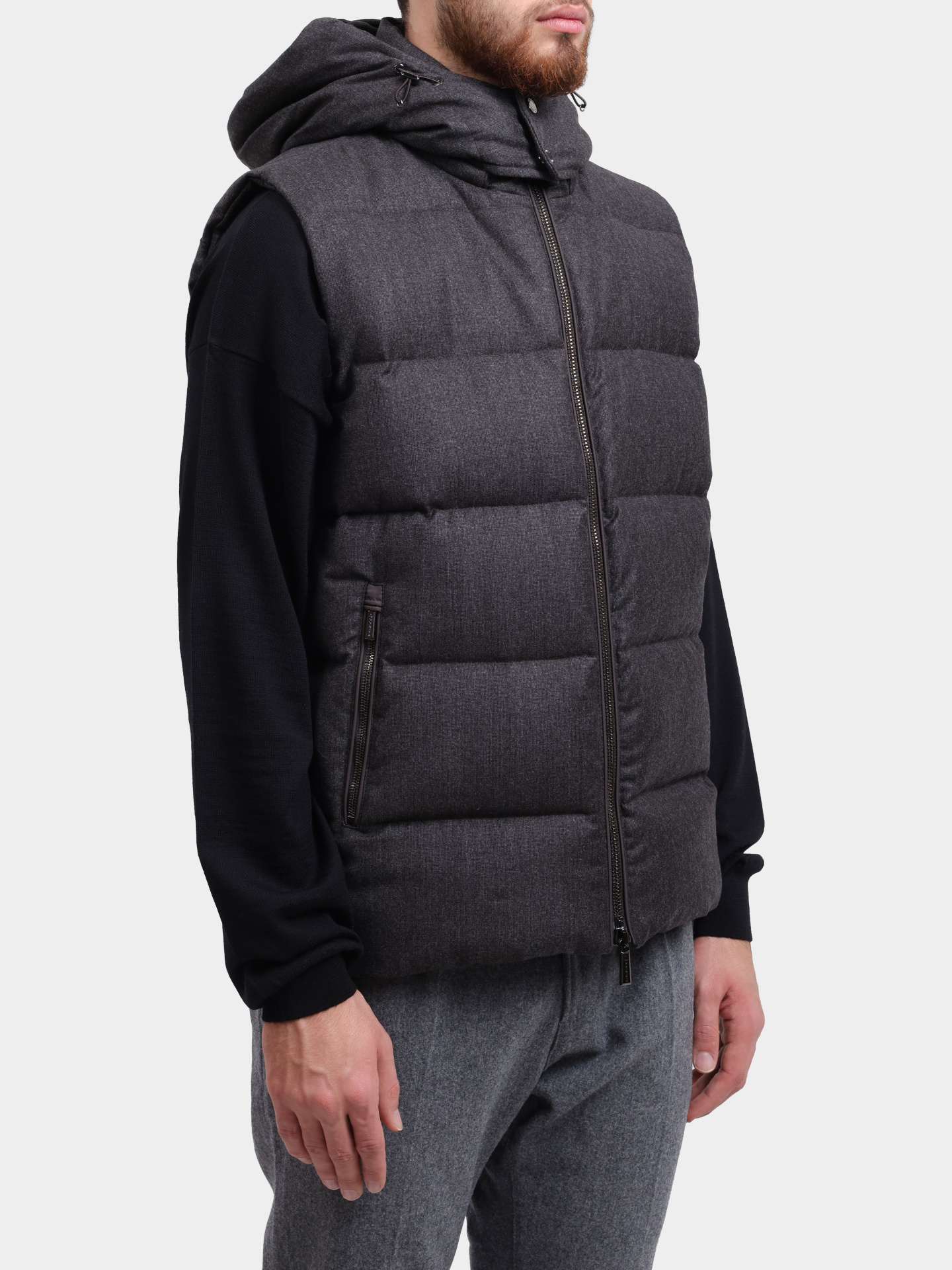 Жилет MooRER FIRE-FF U0202 темно-коричневый мужской — купить в интернет-магазине Verdistore