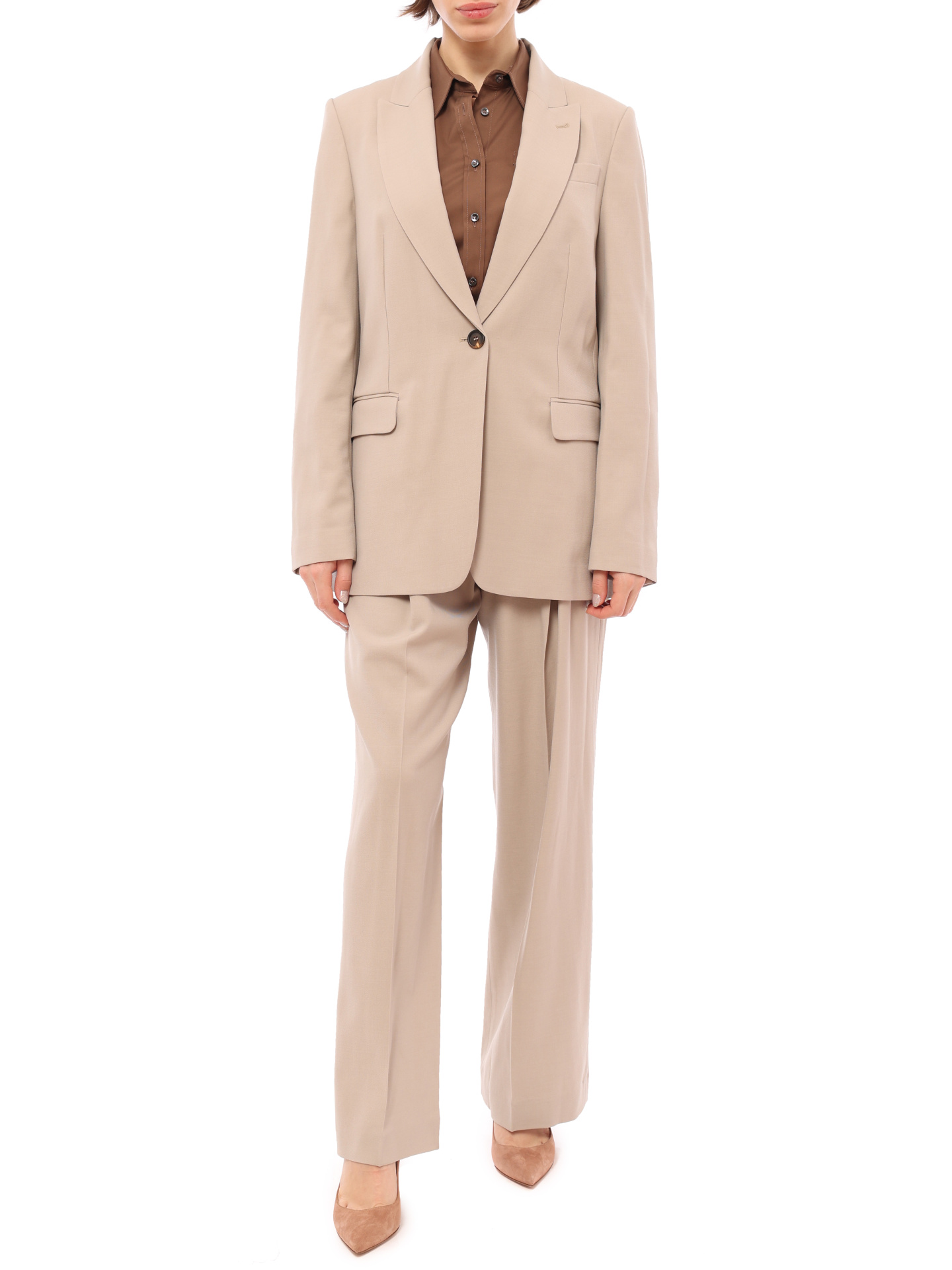 Жакет Brunello Cucinelli MB0482014 C9504 пудровый женский — купить в интернет-магазине Verdistore
