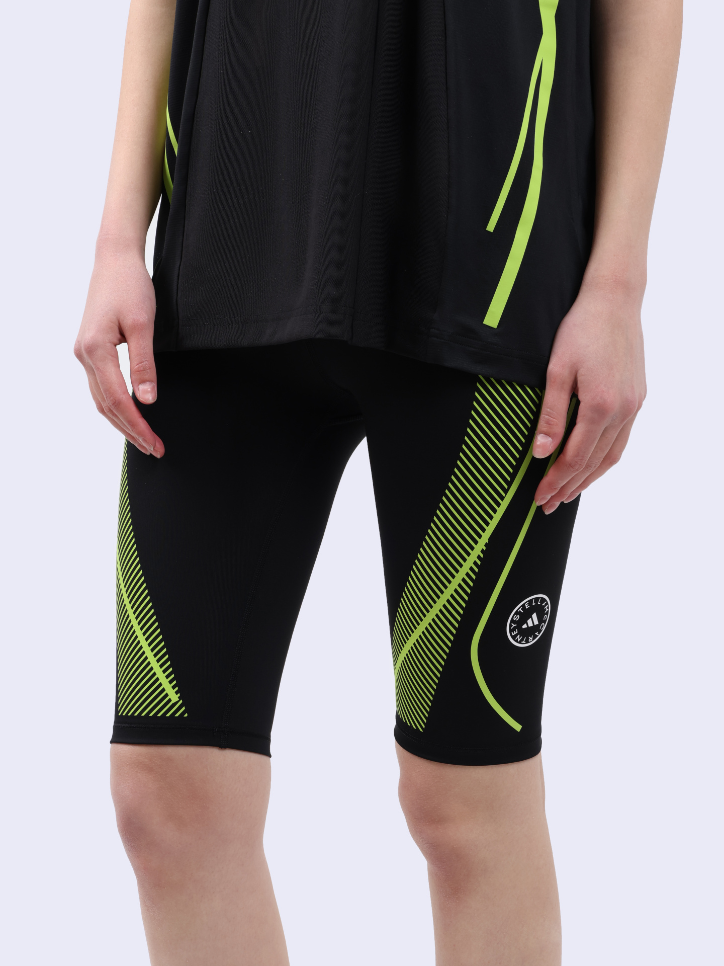 Велосипедки Adidas by Stella McCartney IZ0175 черные женские — купить в интернет-магазине Verdistore