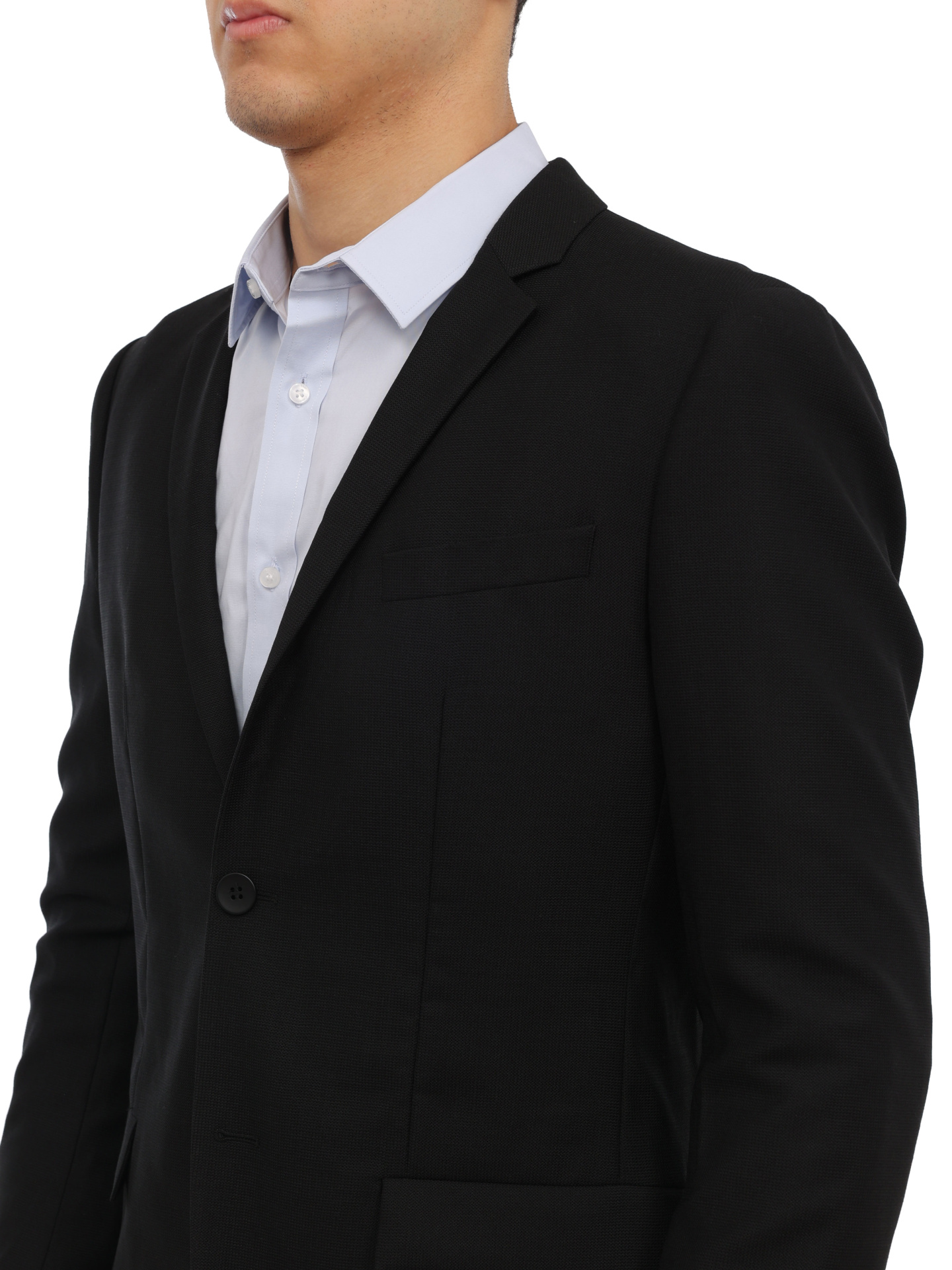 Пиджак Calvin Klein K10K109955 черный мужской — купить в интернет-магазине Verdistore