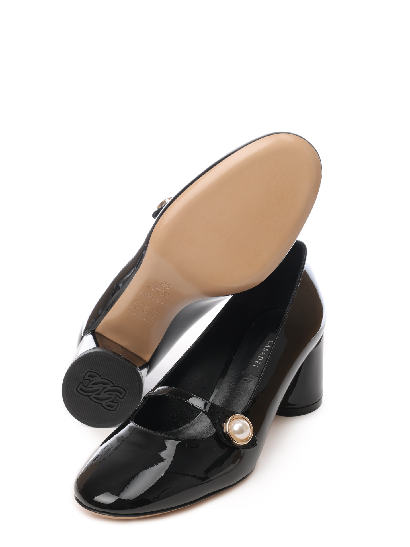 Туфли Casadei 1F952X0501TIFFA9000 лакированные женские — купить в интернет-магазине Verdistore