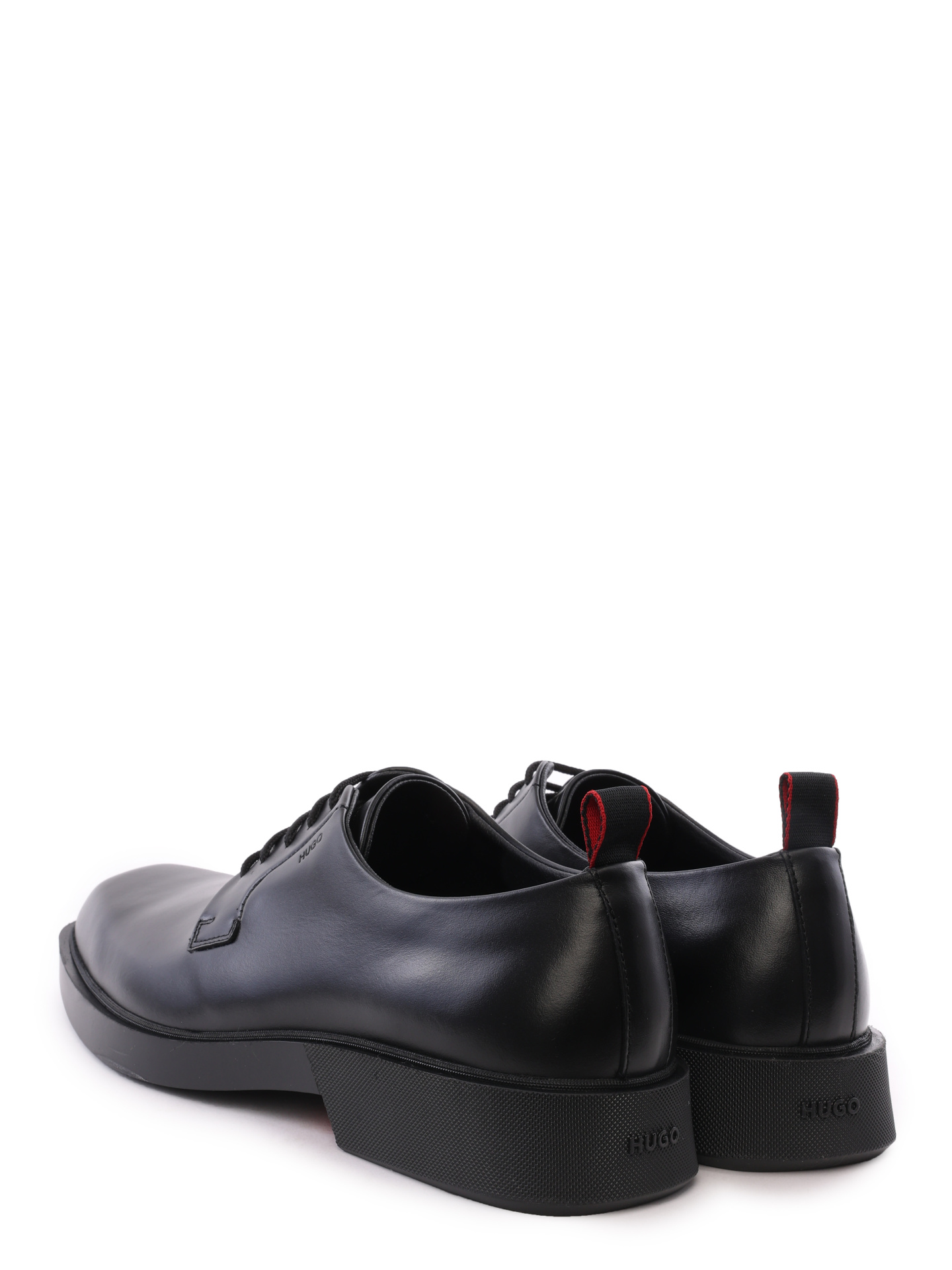 Дерби из гладкой черной матовой кожи — купить в интернет-магазине Verdistore