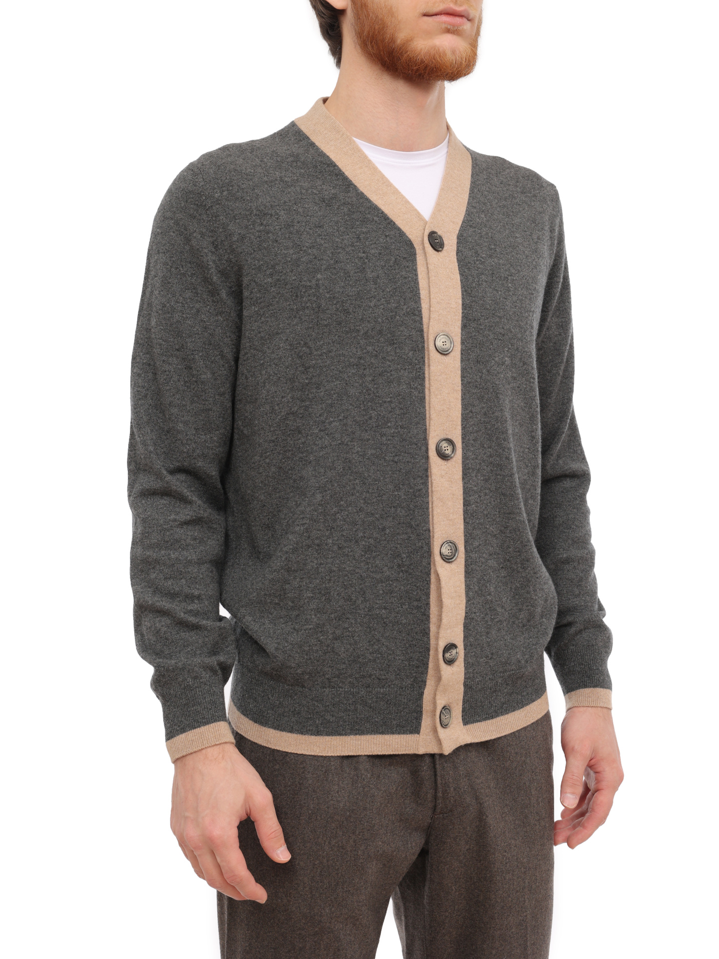 Кардиган Brunello Cucinelli M2212306 кашемировый мужской — купить в интернет-магазине Verdistore