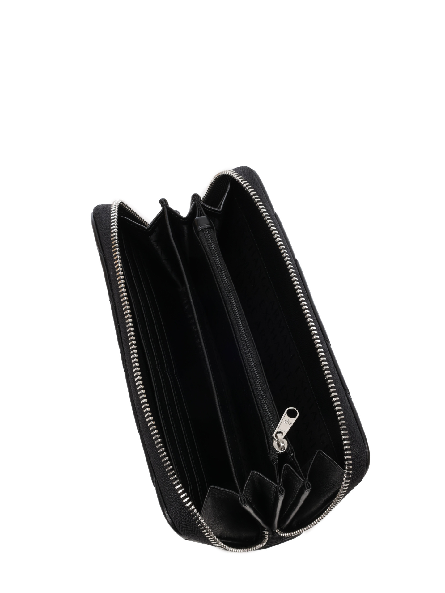 Кошелек Armani Exchange 948068 4R742 00020 черный женский стеганый — купить в интернет-магазине Verdistore