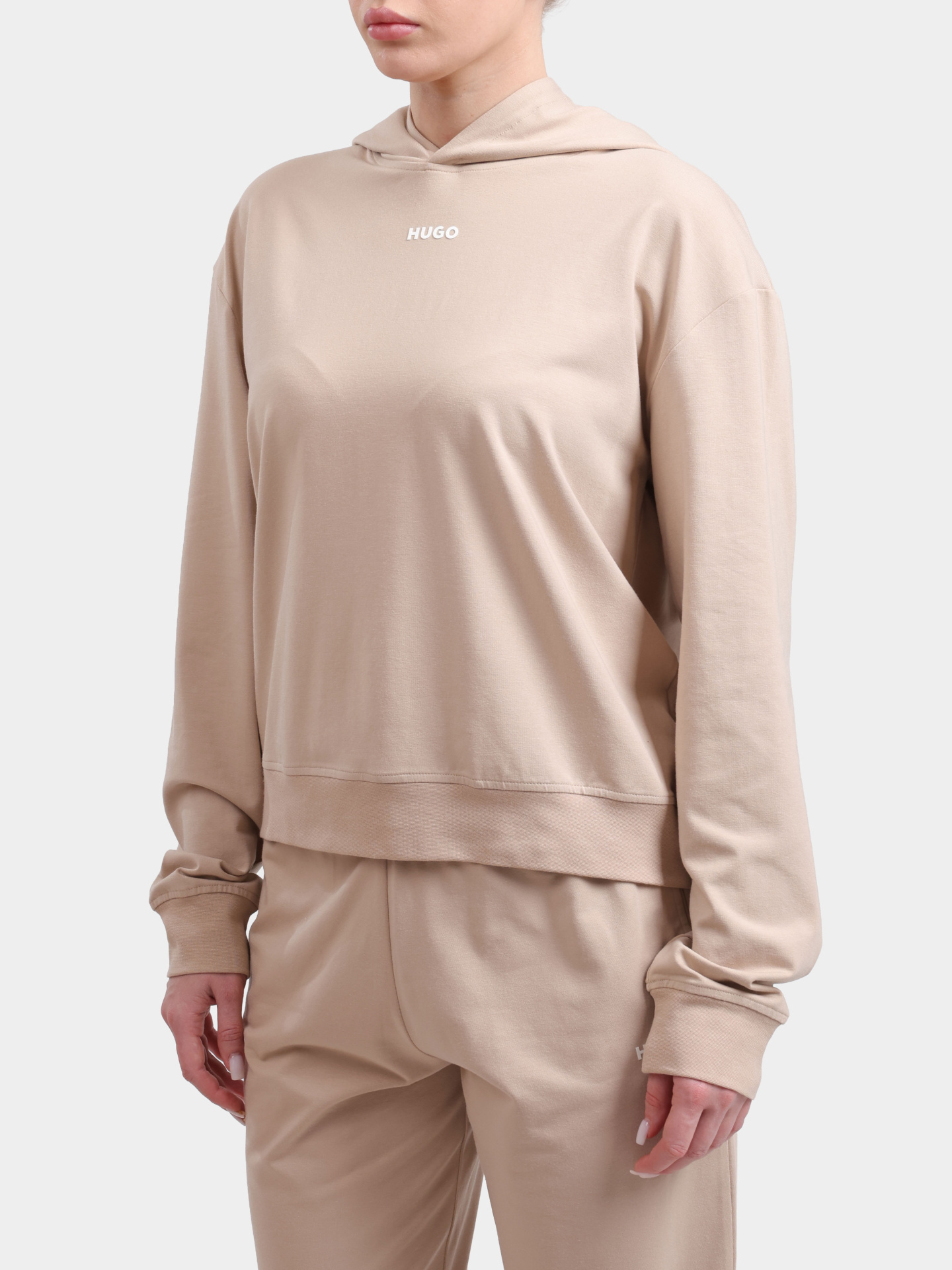 Худи Hugo 50490594 270 бежевое женское — купить в интернет-магазине Verdistore
