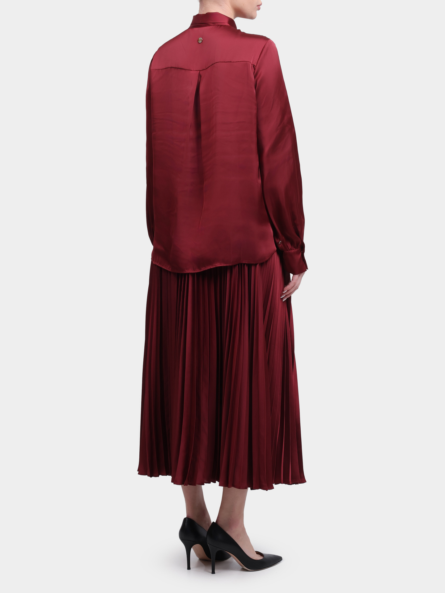 Блузка 58 254B58Bow 10019211 608 темно-красная женская — купить в интернет-магазине Verdistore