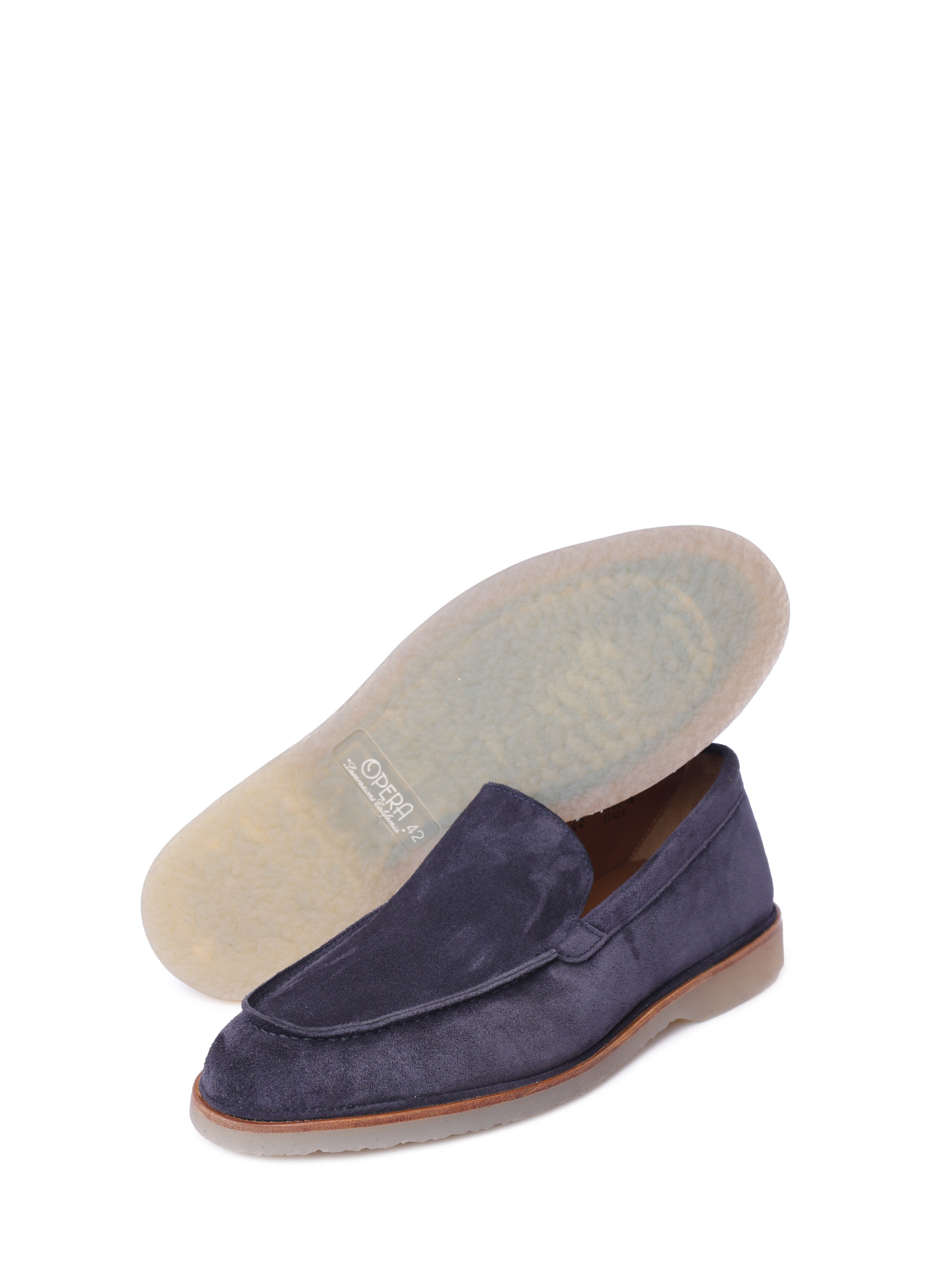 Лоферы Antonio Maurizi 16031 ALONSO / NATURE 501 темно-синие мужские замшевые — купить в интернет-магазине Verdistore
