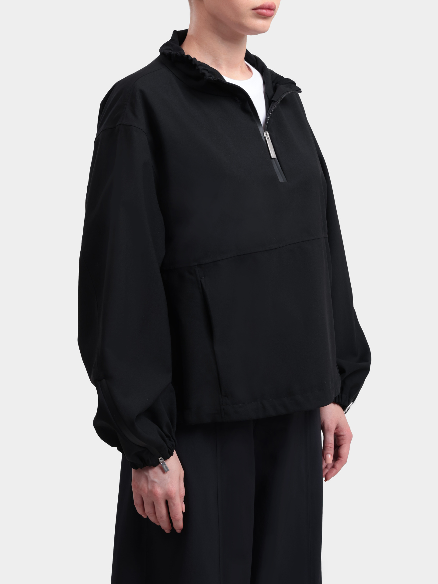 Анорак Herno Laminar GI00145DL 12847 9300 черный женский — купить в интернет-магазине Verdistore