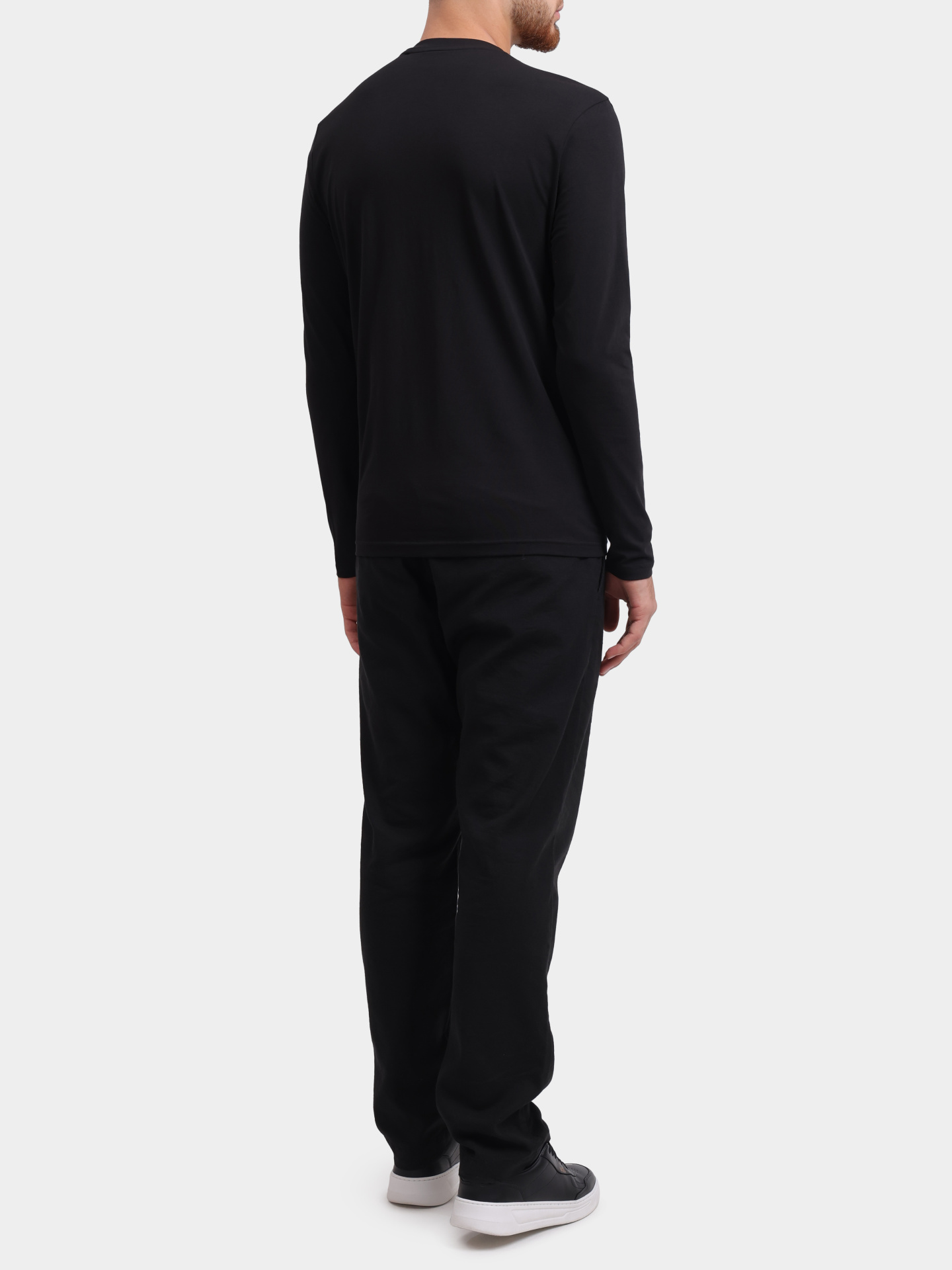 Лонгслив Boss 50473286 001 хлопковый мужской — купить в интернет-магазине Verdistore