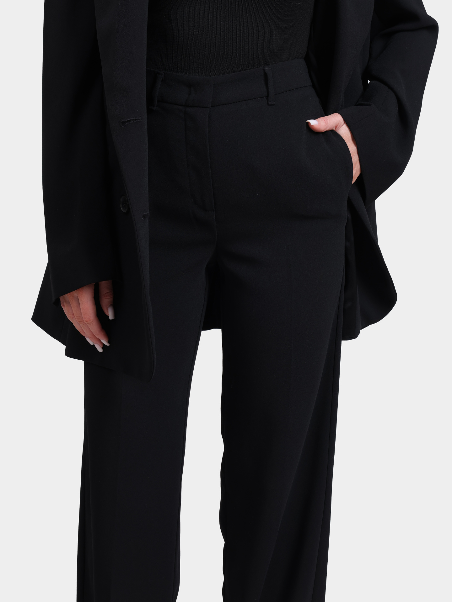 Брюки MARELLA PASCIA 002 черные женские — купить в интернет-магазине Verdistore