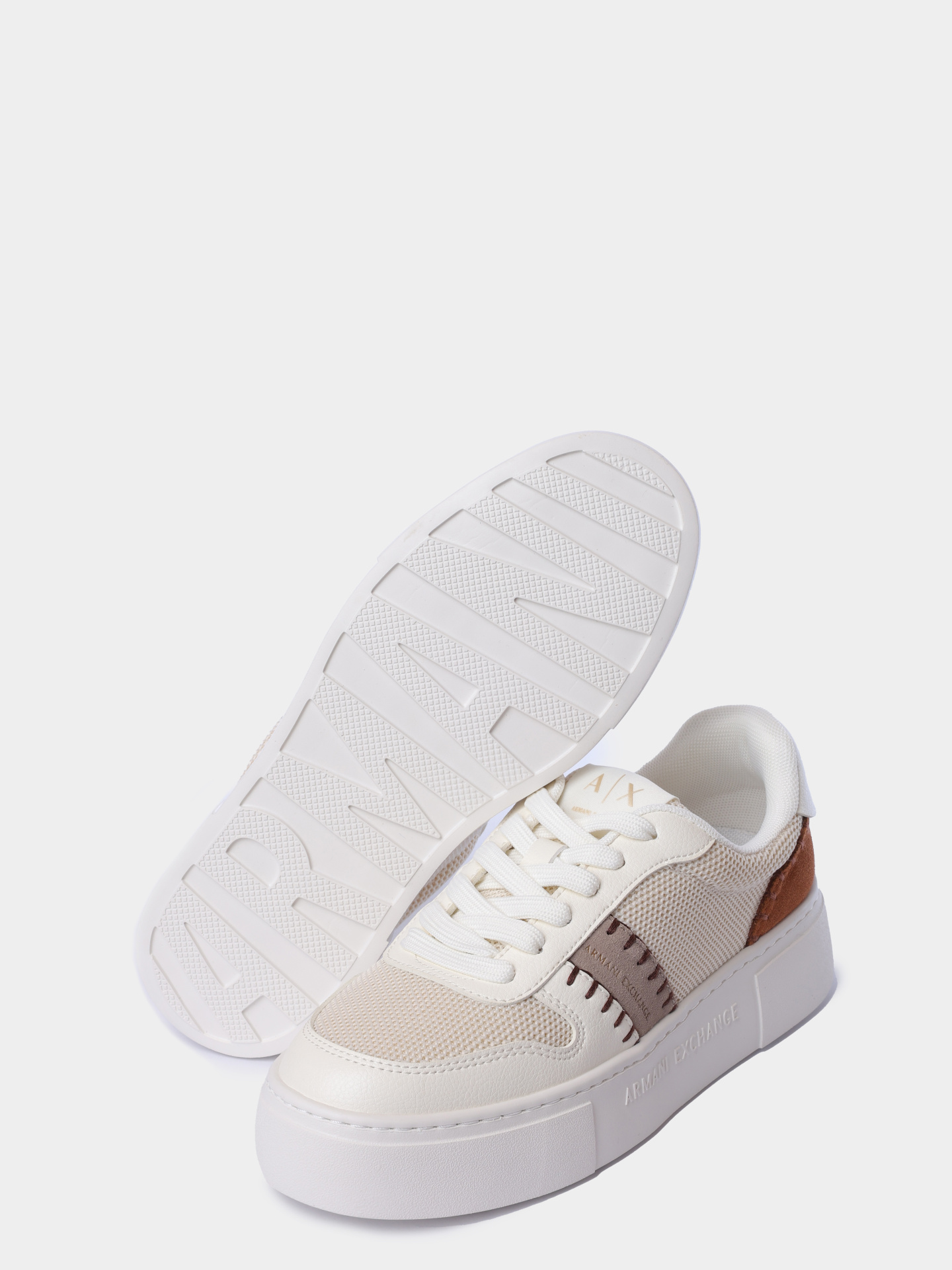 Кеды Armani Exchange XW002789 AF22827 MZ776 комбинированные женские — купить в интернет-магазине Verdistore