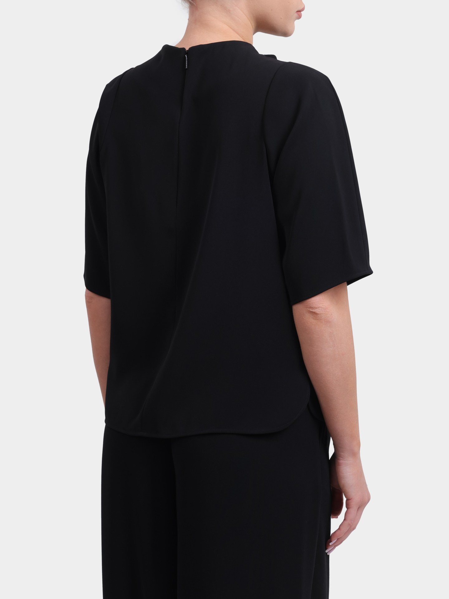 Блузка Armani Exchange XW001256 AF16125 UC001 черная женская — купить в интернет-магазине Verdistore