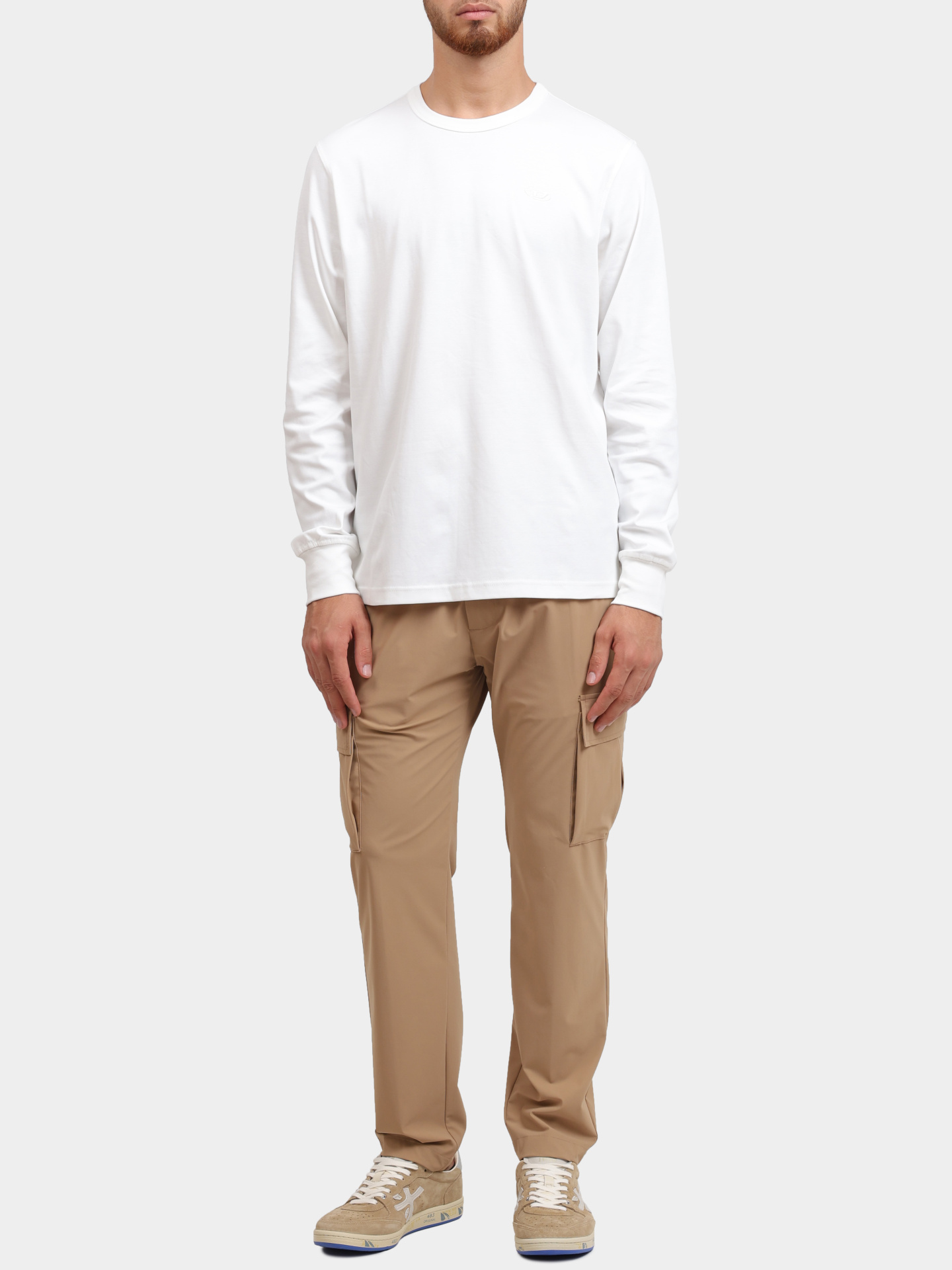 Лонгслив Diesel A181420AIJU141 хлопковый мужской — купить в интернет-магазине Verdistore