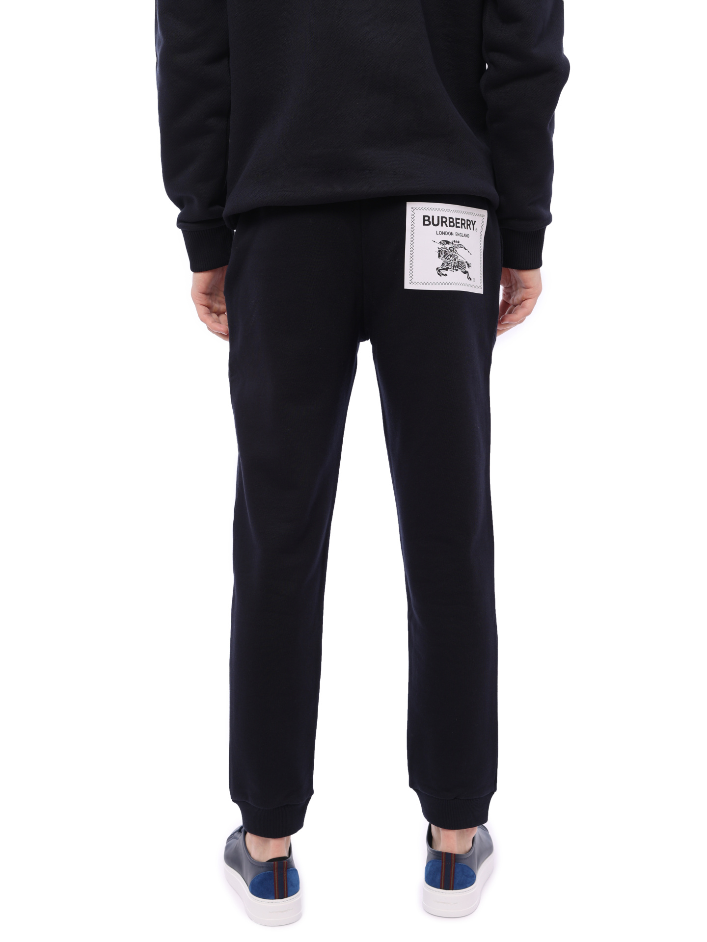 Брюки Burberry 8065478 B3590 черные мужские — купить в интернет-магазине Verdistore