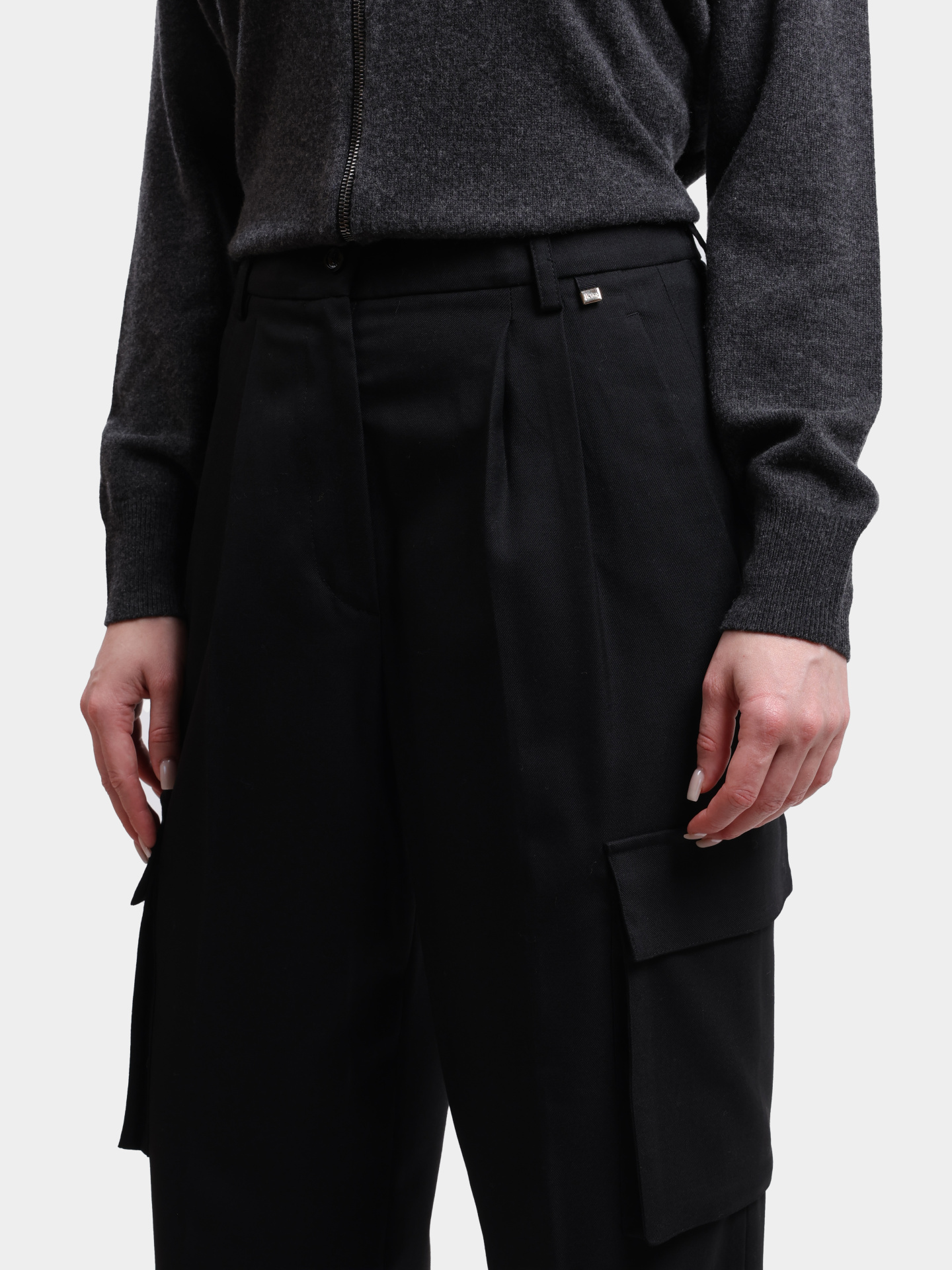 Брюки PT000179D 33453 9300 черные женские  — купить в интернет-магазине Verdistore