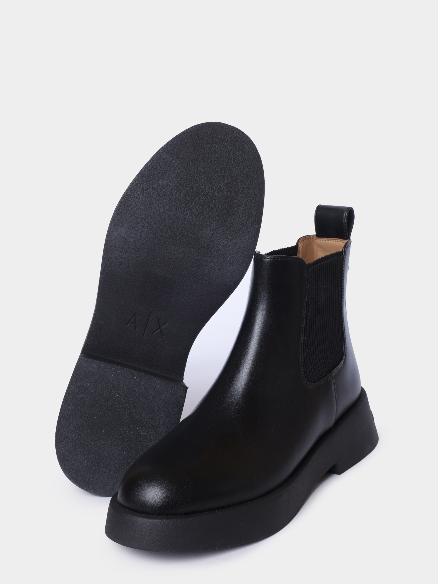 Ботинки Armani Exchange XW002118 AF19227 UC001 кожаные женские  — купить в интернет-магазине Verdistore