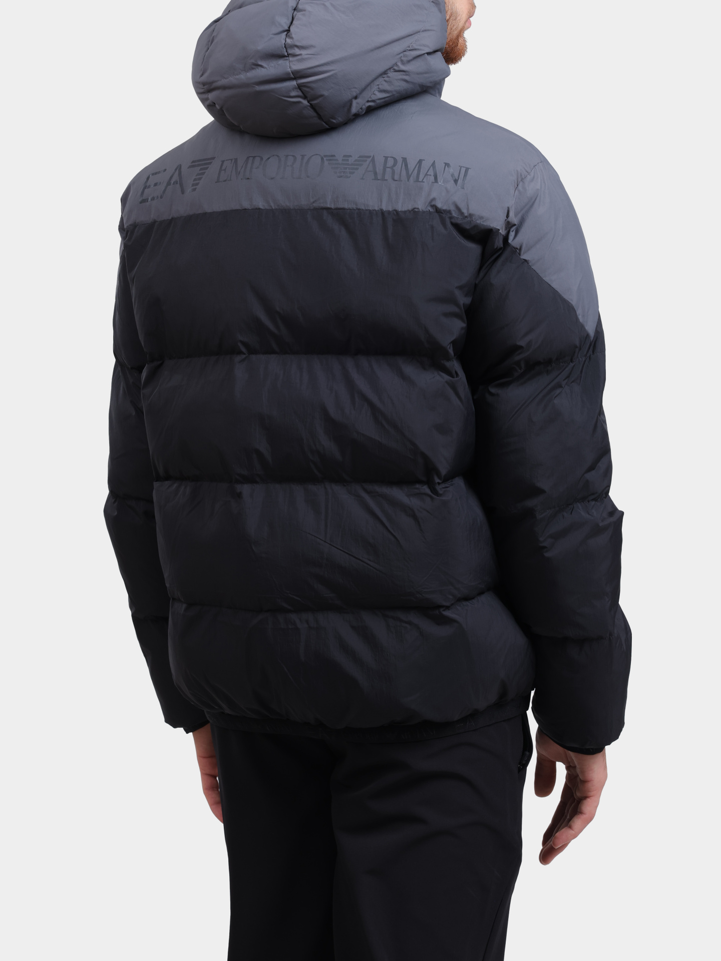 Бомбер EA7 6DPB30 PNDOZ мужской в стиле колор-блок — купить в интернет-магазине Verdistore