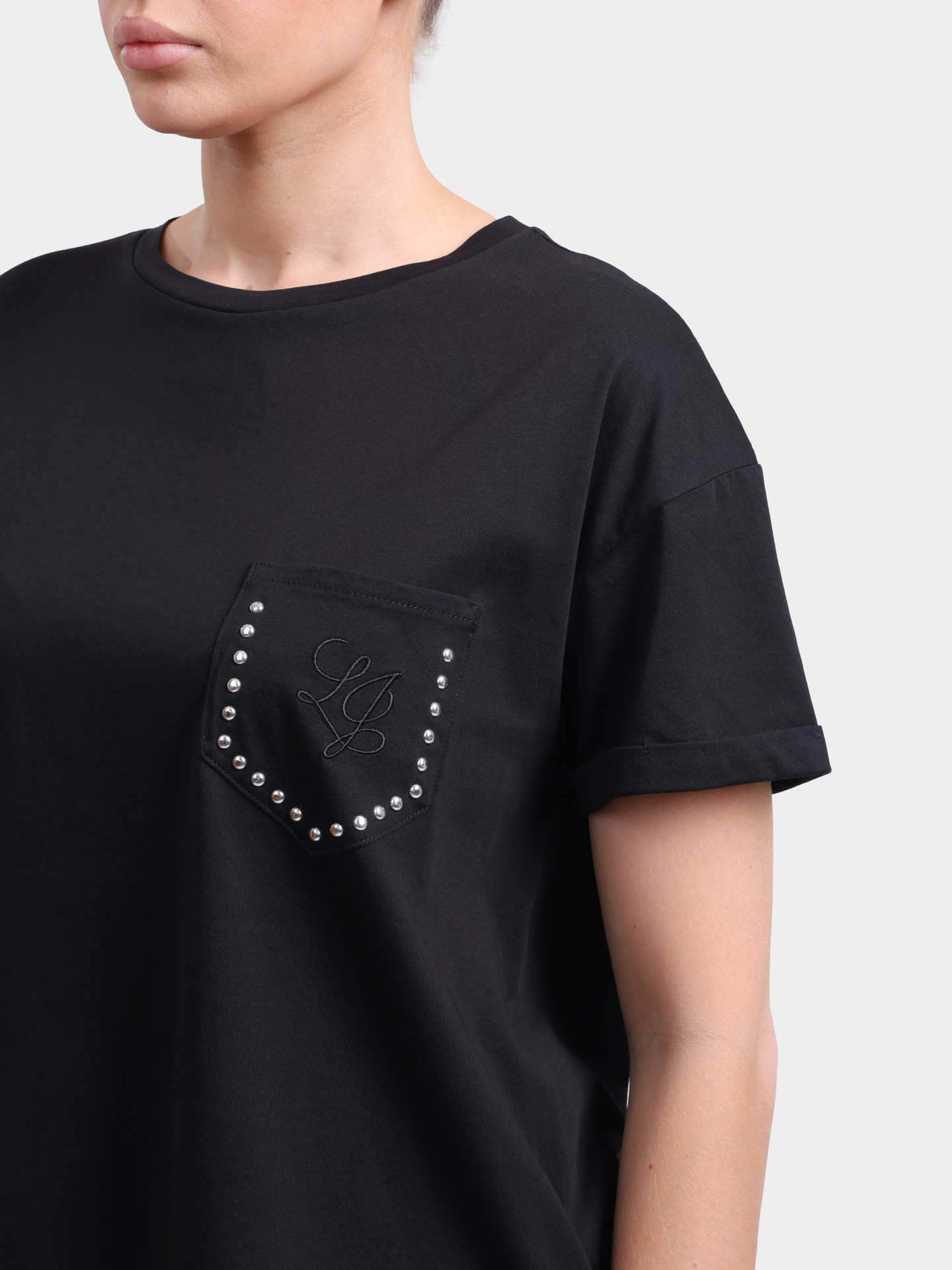 Футболка Liu-Jo WA6372 JS923 P9443 хлопковая женская — купить в интернет-магазине Verdistore