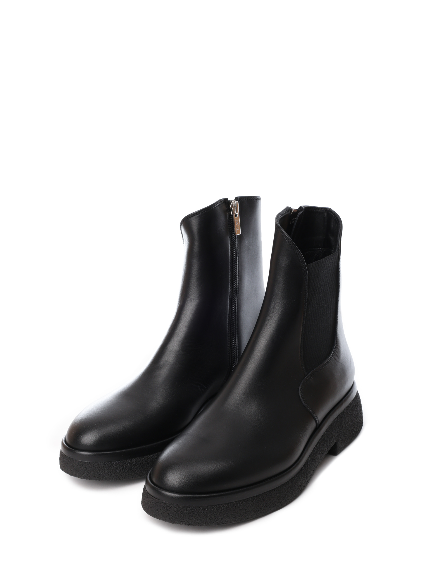 Ботинки AGL D721584PWWALDI 0000 черные женские ассиметричные — купить в интернет-магазине Verdistore