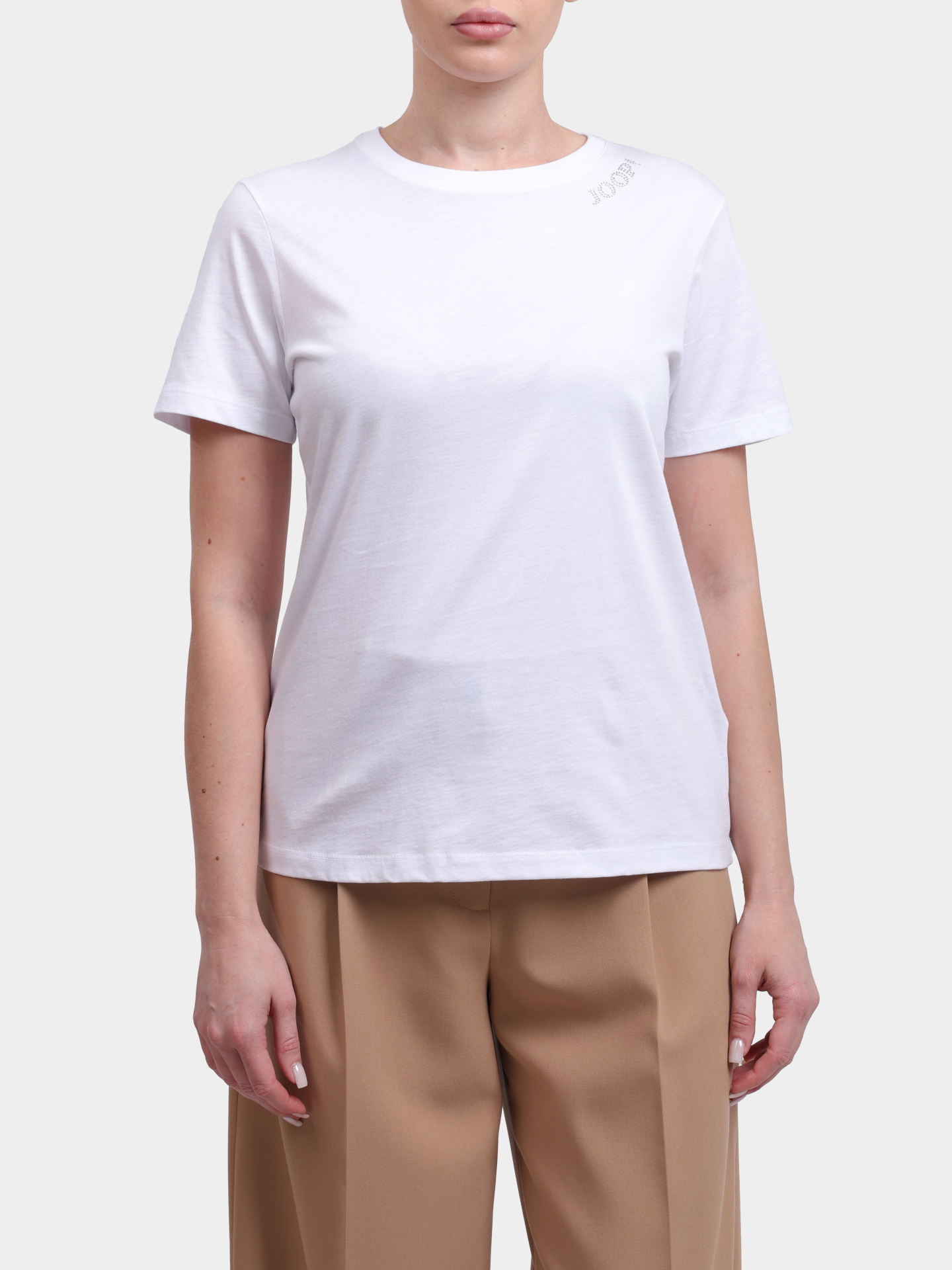 Футболка 58 254JE58Tori 10018228 100 белая женская — купить в интернет-магазине Verdistore