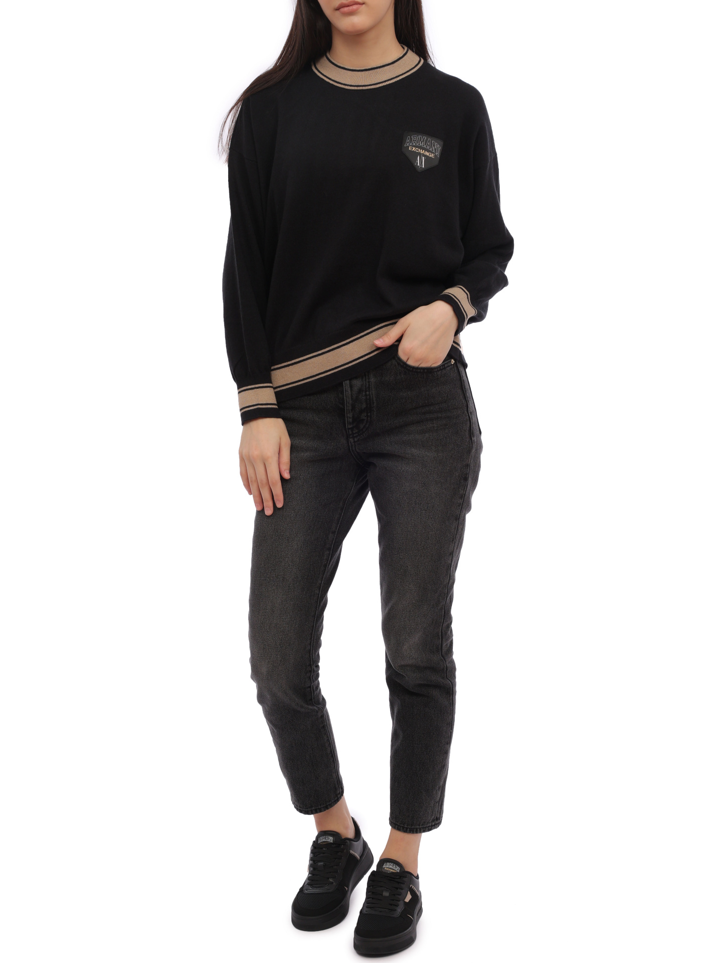 Свитер Armani Exchange 6RYM2K YMX3Z 1200 трикотажный женский — купить в интернет-магазине Verdistore
