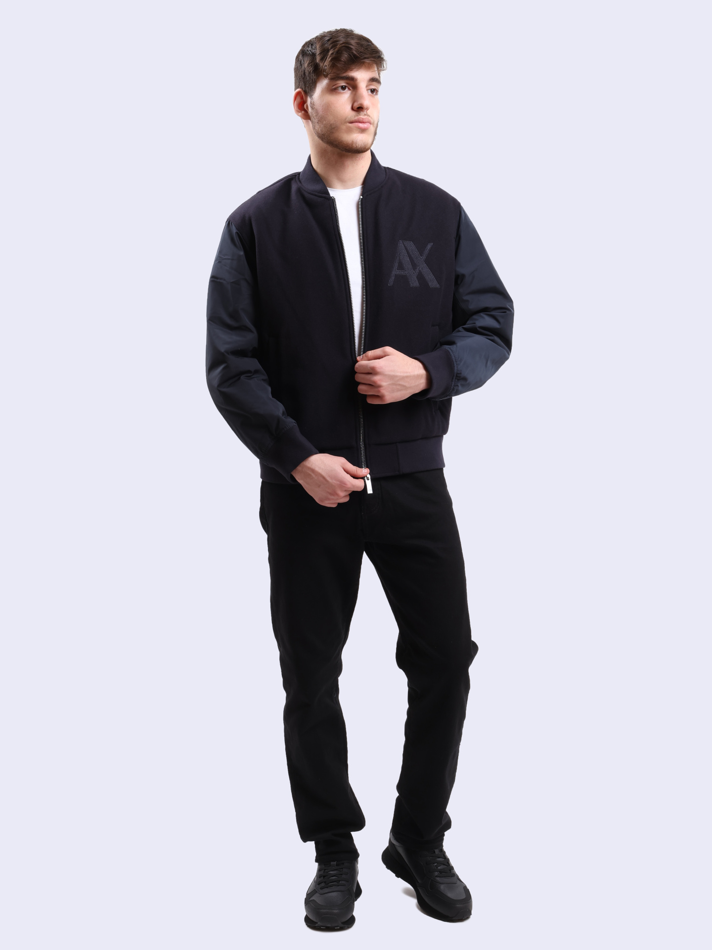 Бомбер Armani Exchange 6DZB32 ZN5PZ 1510 темно-синий мужской — купить в интернет-магазине Verdistore