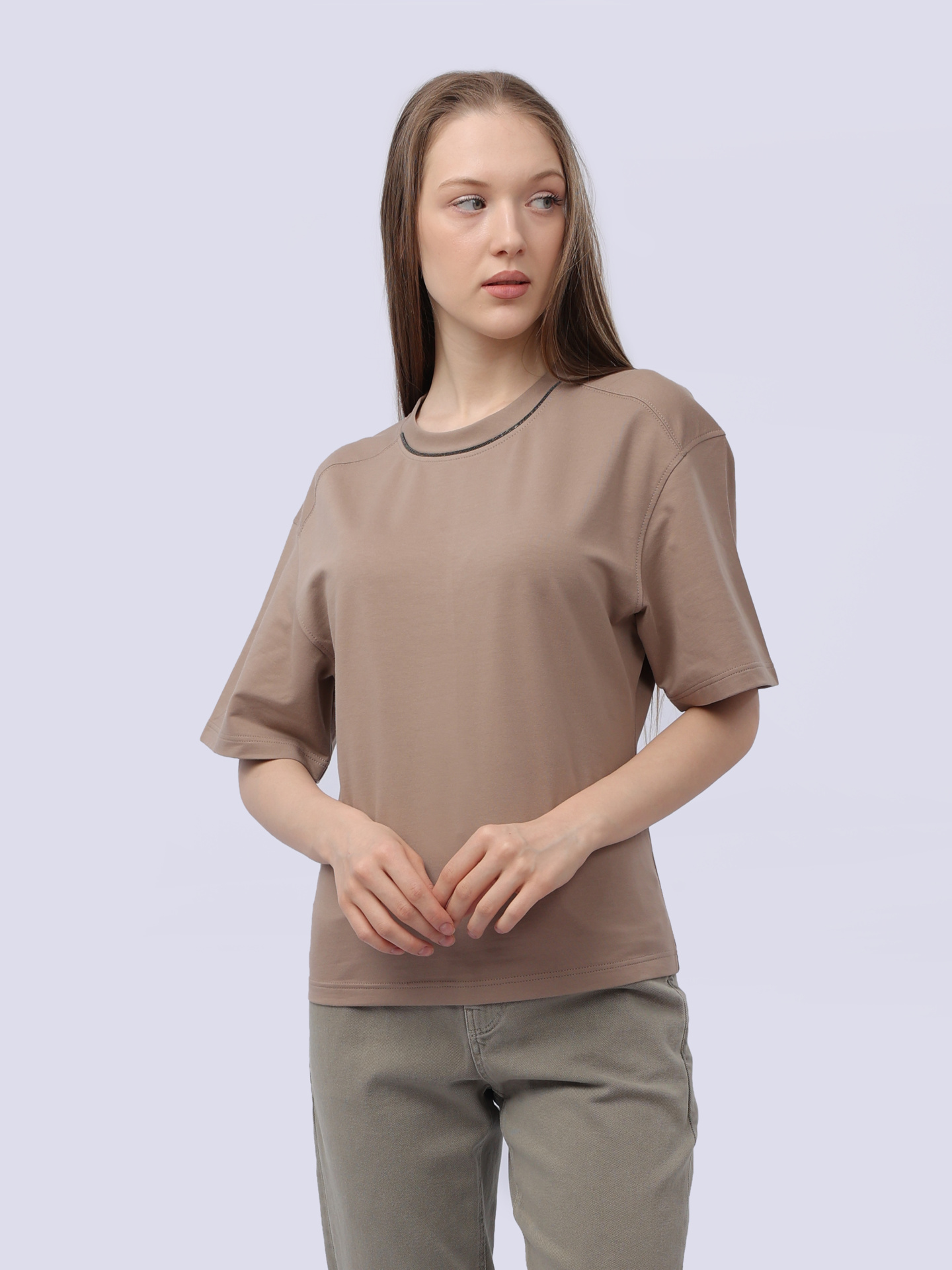 Свитшот Brunello Cucinelli MH827B1380 C8944 хлопковый женский — купить в интернет-магазине Verdistore