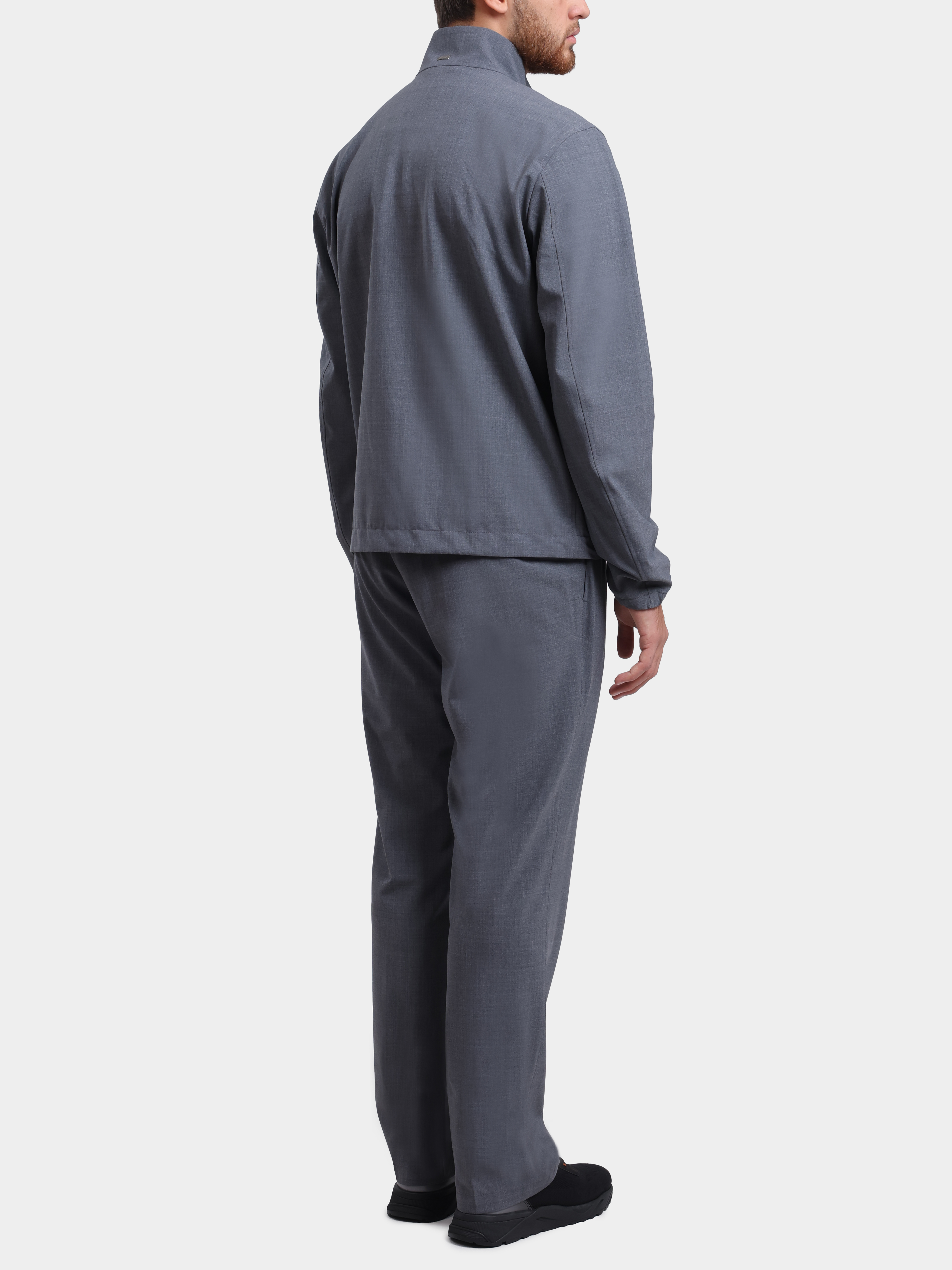 Брюки Herno PT000163U 12808 9450 серые мужские прямого кроя  — купить в интернет-магазине Verdistore