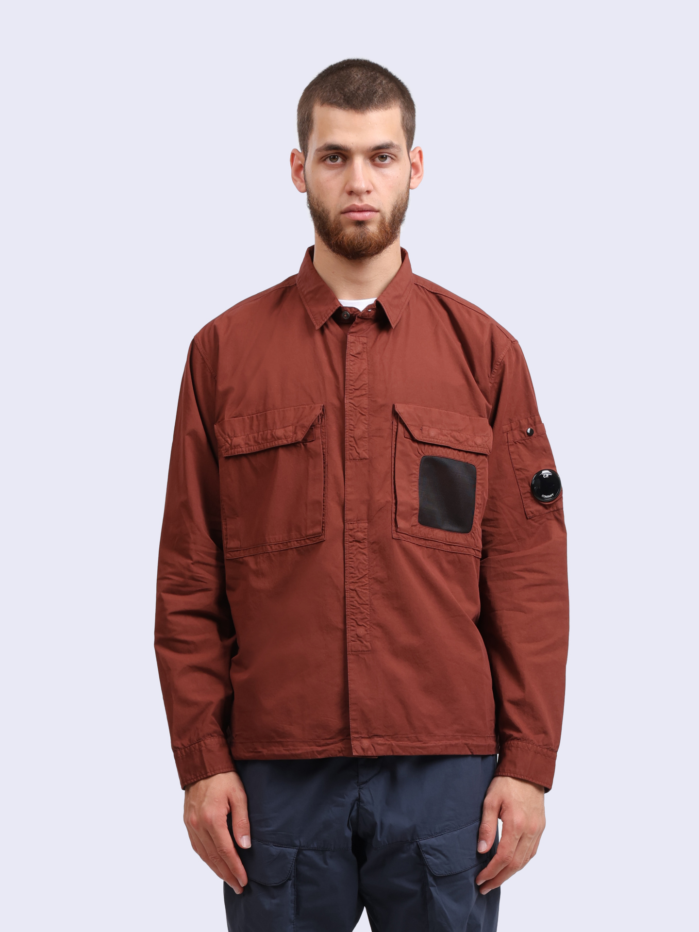 Рубашка C.P. Company 18CMOS142A 110143G 598 хлопковая мужская — купить в интернет-магазине Verdistore