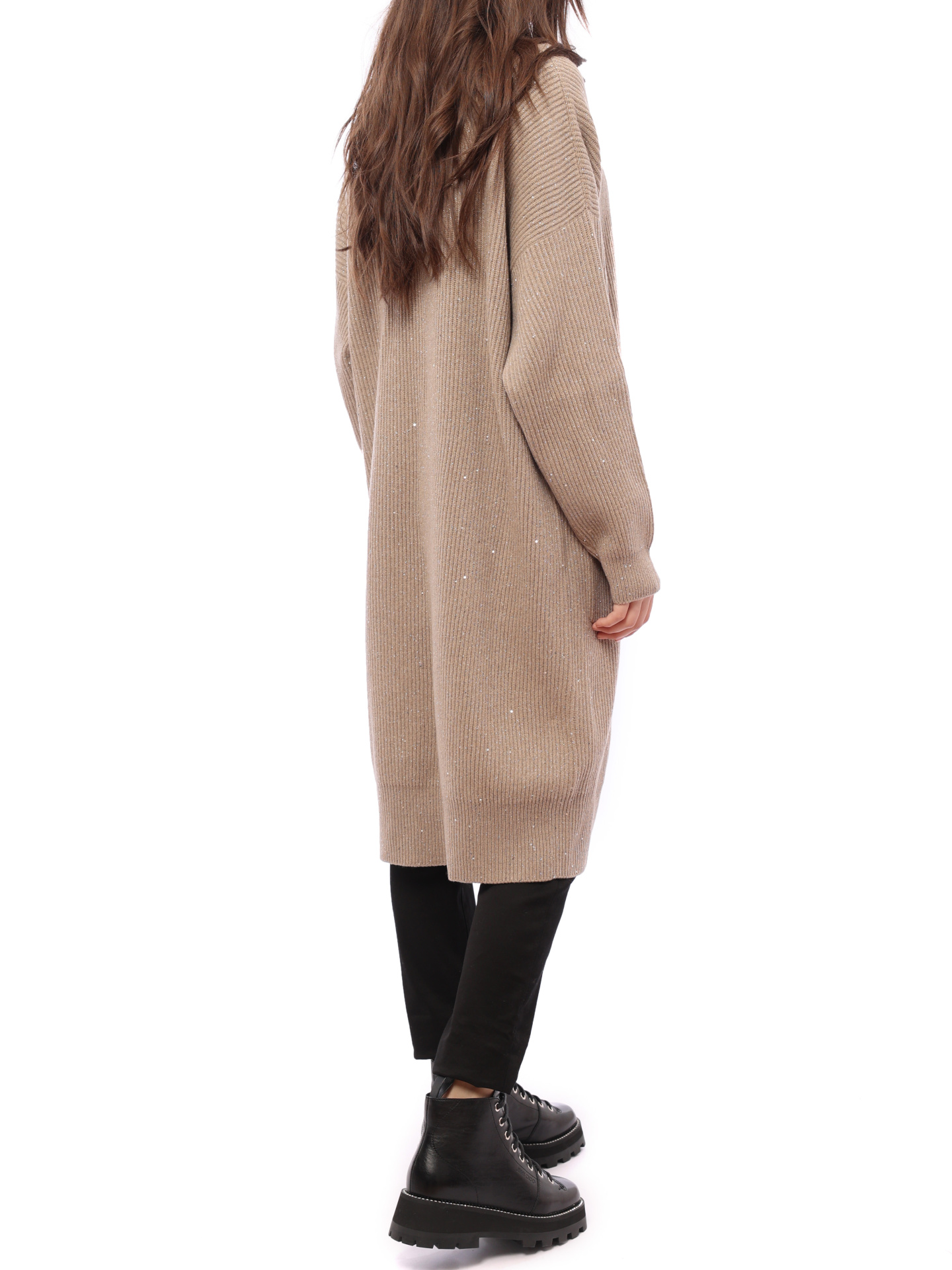 Кардиган Brunello Cucinelli MBM755806 C506 удлиненный женский — купить в интернет-магазине Verdistore