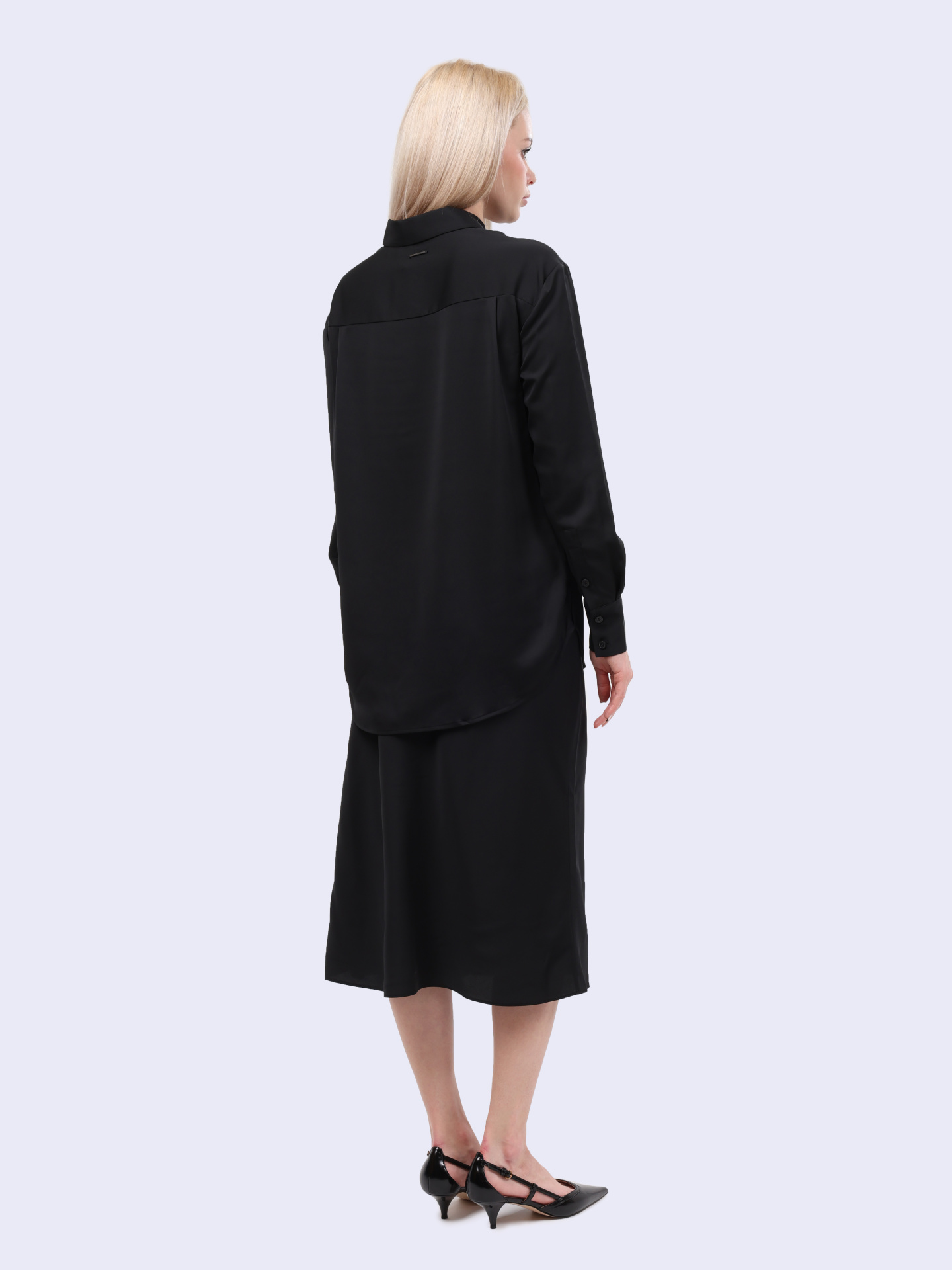 Блуза Calvin Klein K20K207584 BEH черная женская — купить в интернет-магазине Verdistore