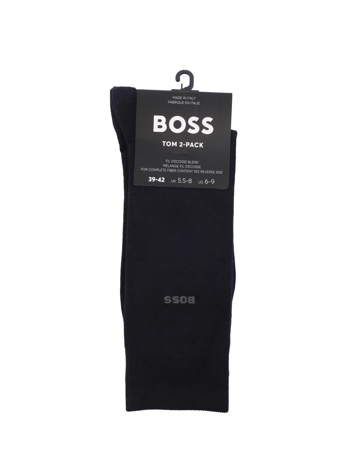 Носки Boss 50509433 401 темно-синие мужские с логотипом — купить в интернет-магазине Verdistore