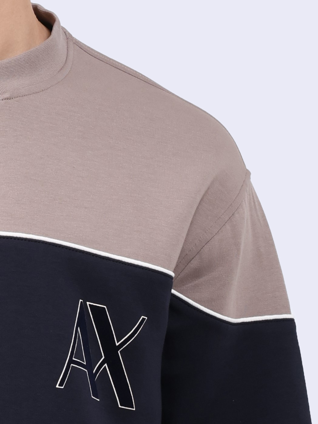 Свитшот Armani Exchange 6DZMJM ZJZGZ 17AC контрастный мужской — купить в интернет-магазине Verdistore