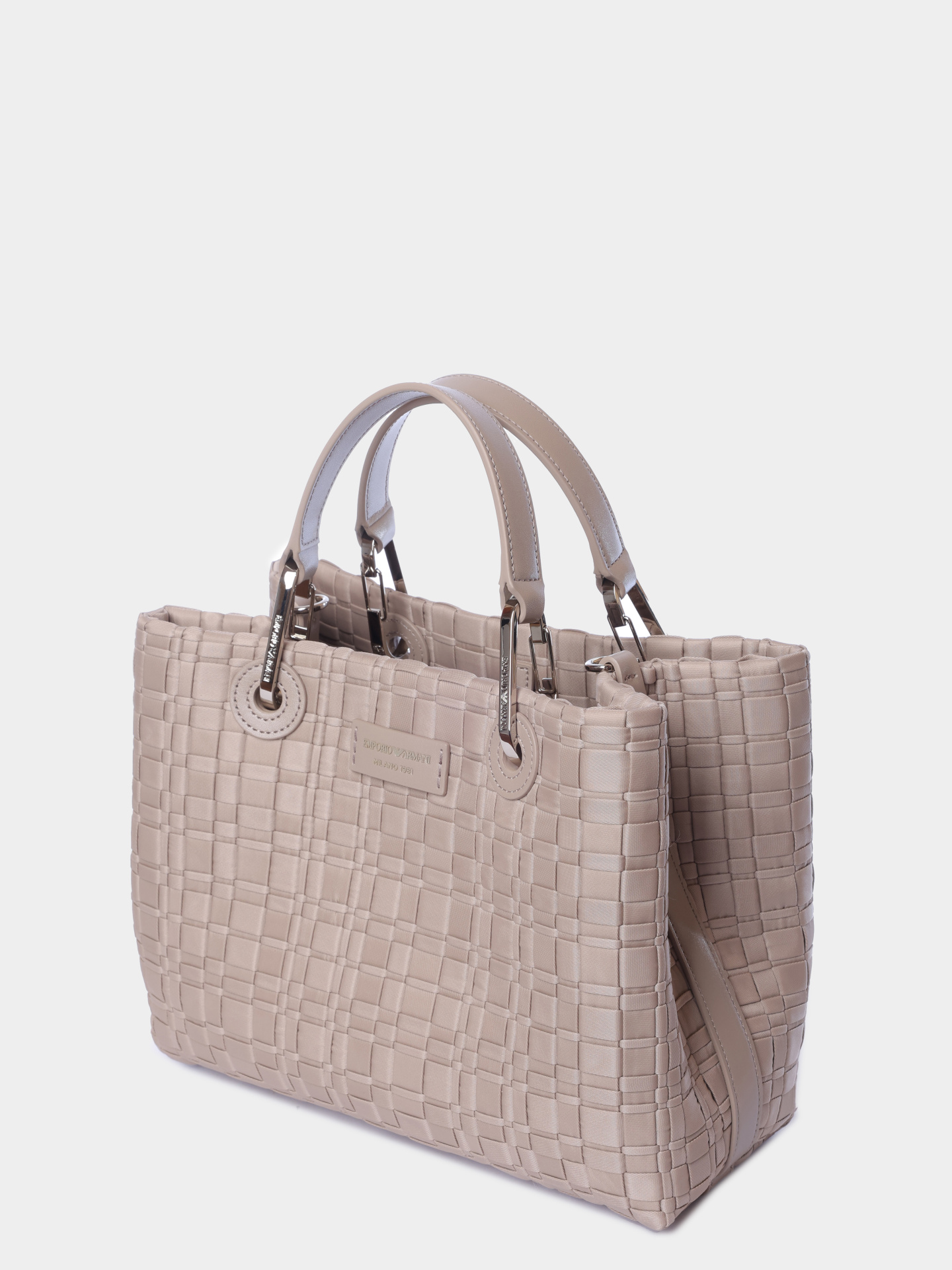 Сумка Emporio Armani EW000361 AF23436 U6076 плетеная женская из текстиля — купить в интернет-магазине Verdistore