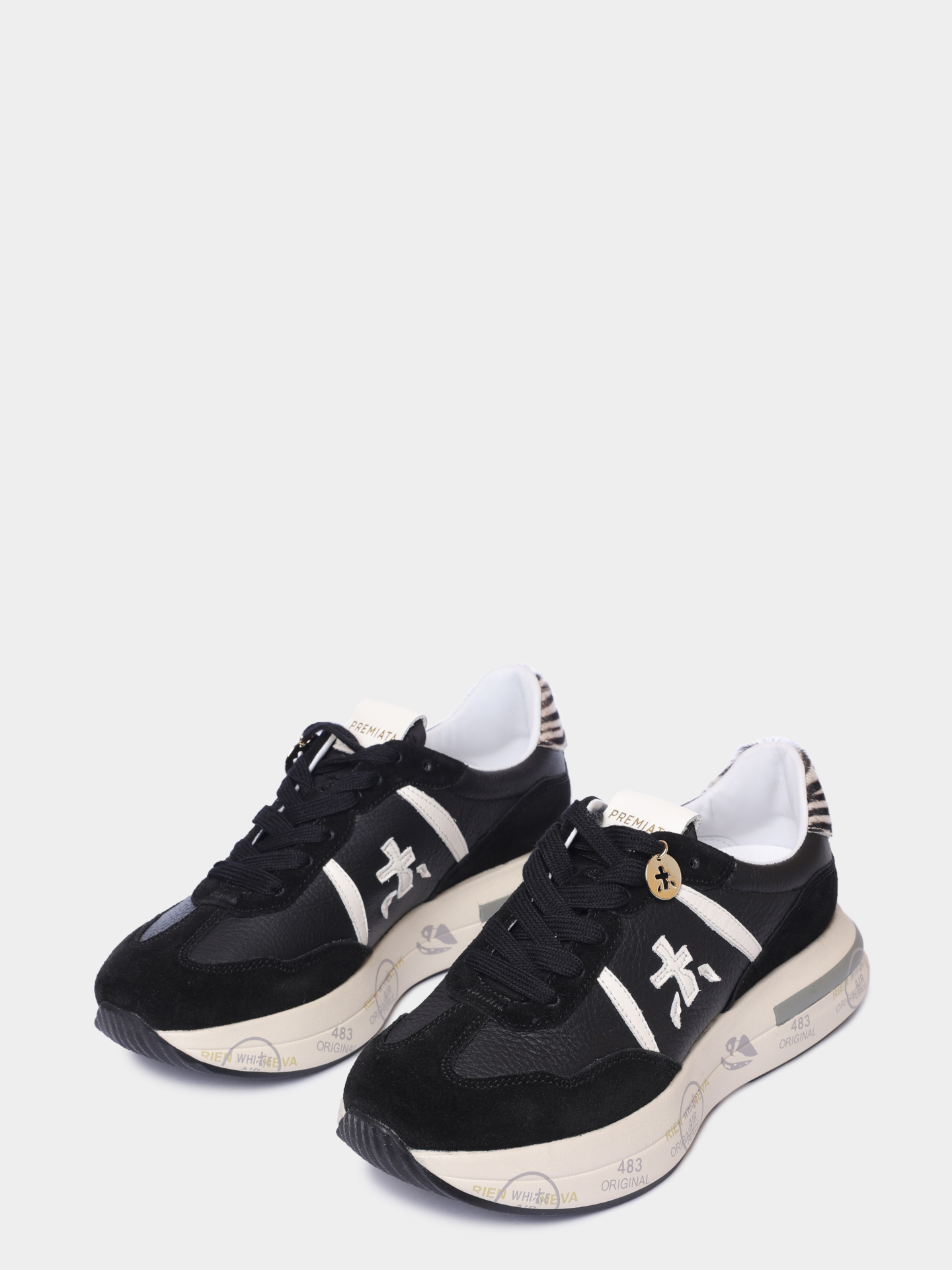 Кроссовки Premiata CASSIE VAR 7681 комбинированные женские — купить в интернет-магазине Verdistore