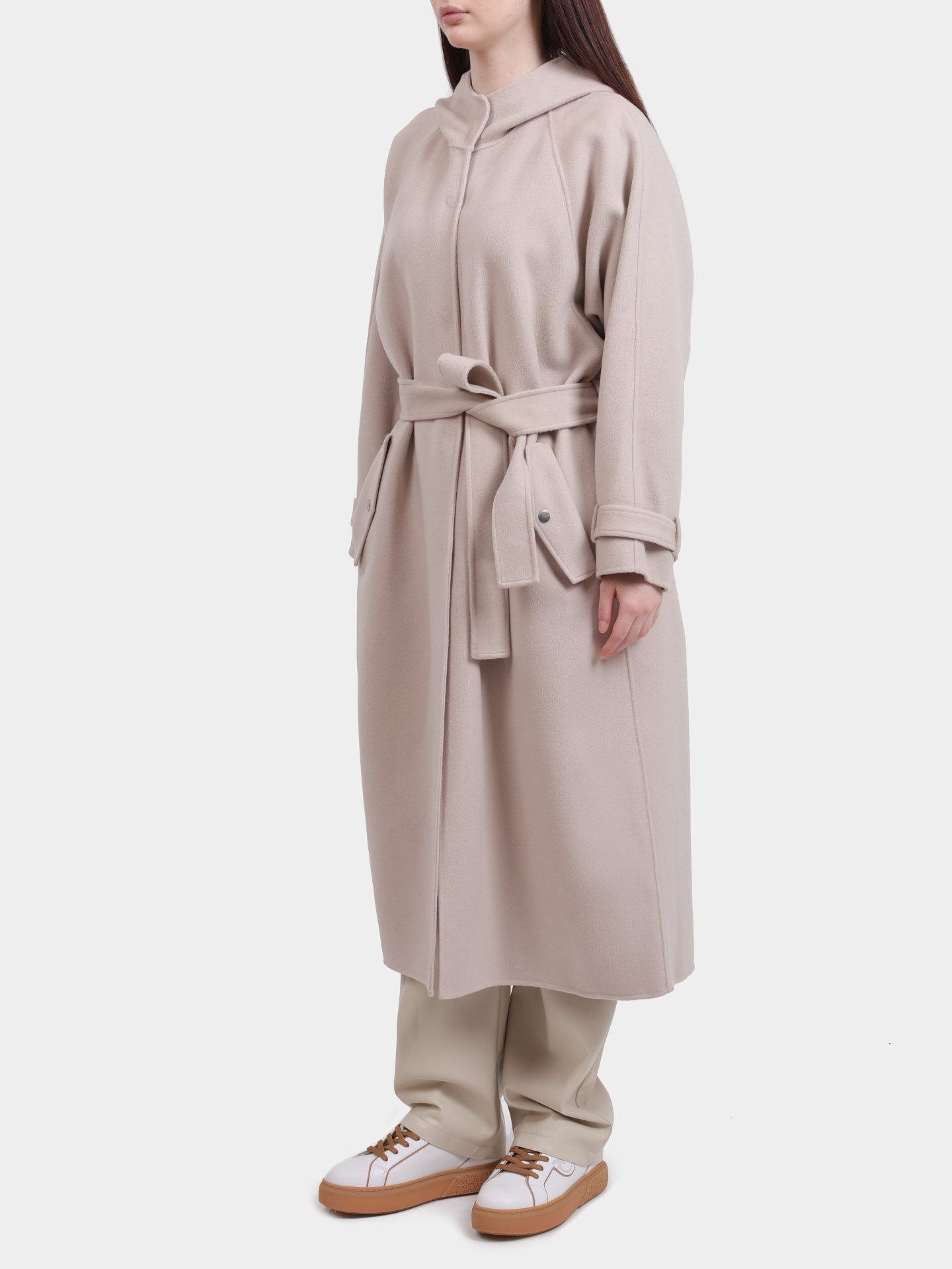 Пальто Pinko 105342 A2XM I24 бежевое женское — купить в интернет-магазине Verdistore