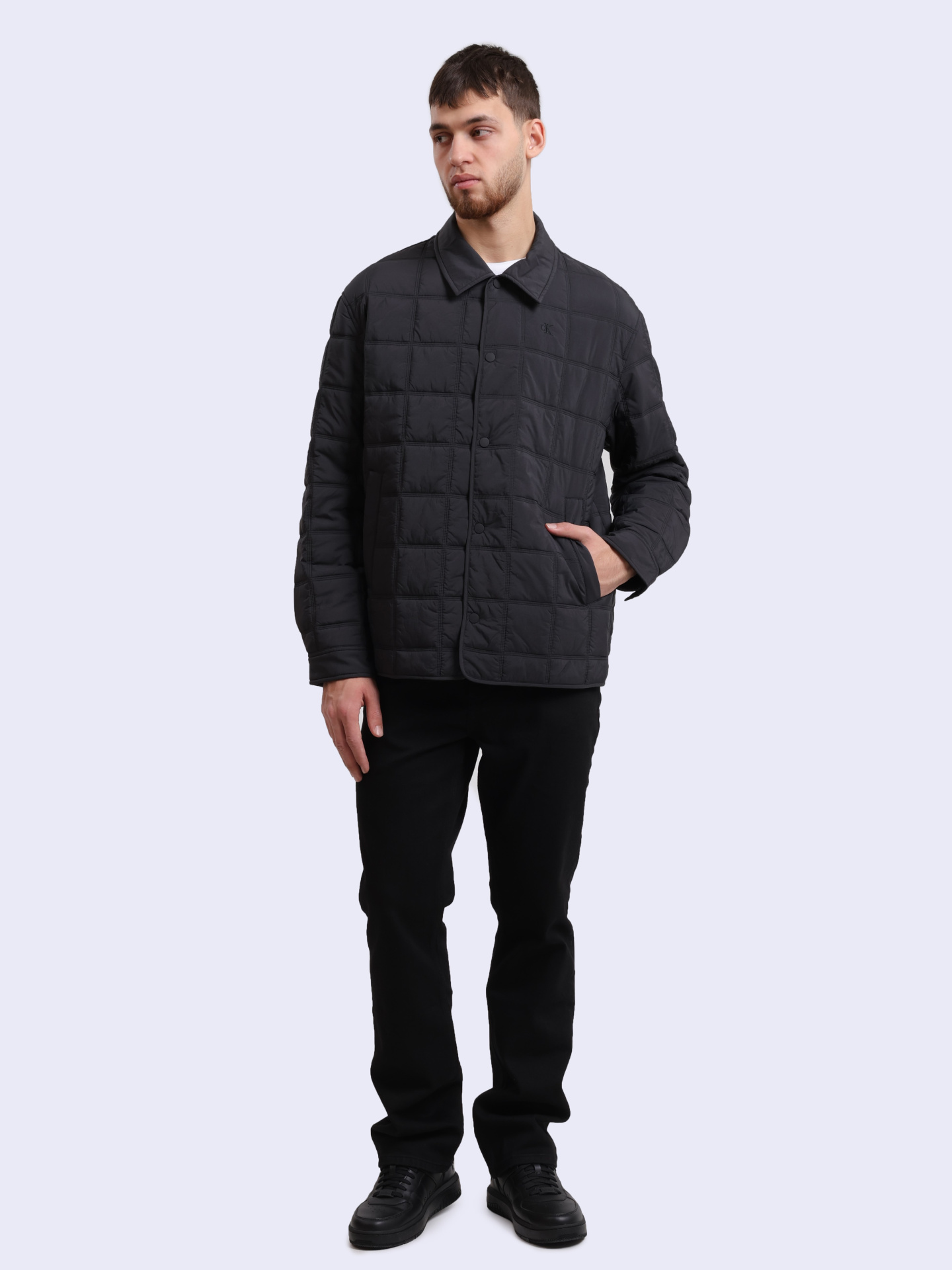Куртка Calvin Klein Jeans J30J325587 BEH стеганая мужская — купить в интернет-магазине Verdistore