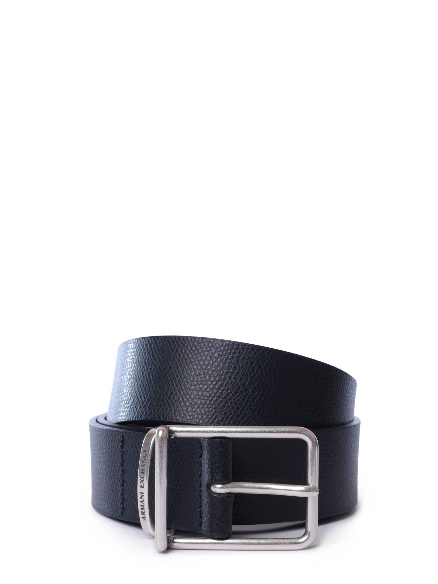 Ремень Armani Exchange XM000615 AF12714 UC001 черный мужской из зернистой кожи — купить в интернет-магазине Verdistore