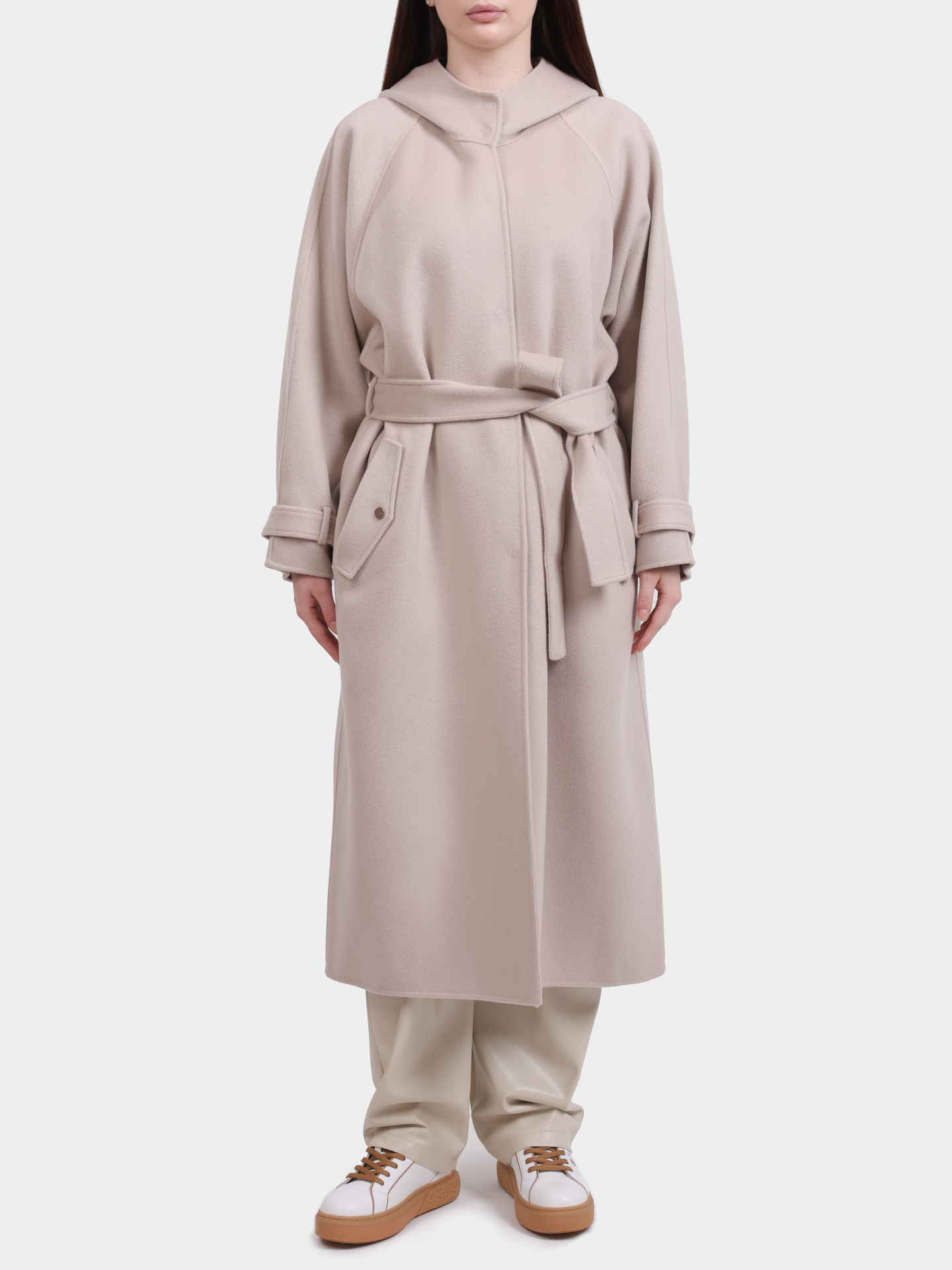 Пальто Pinko 105342 A2XM I24 бежевое женское — купить в интернет-магазине Verdistore