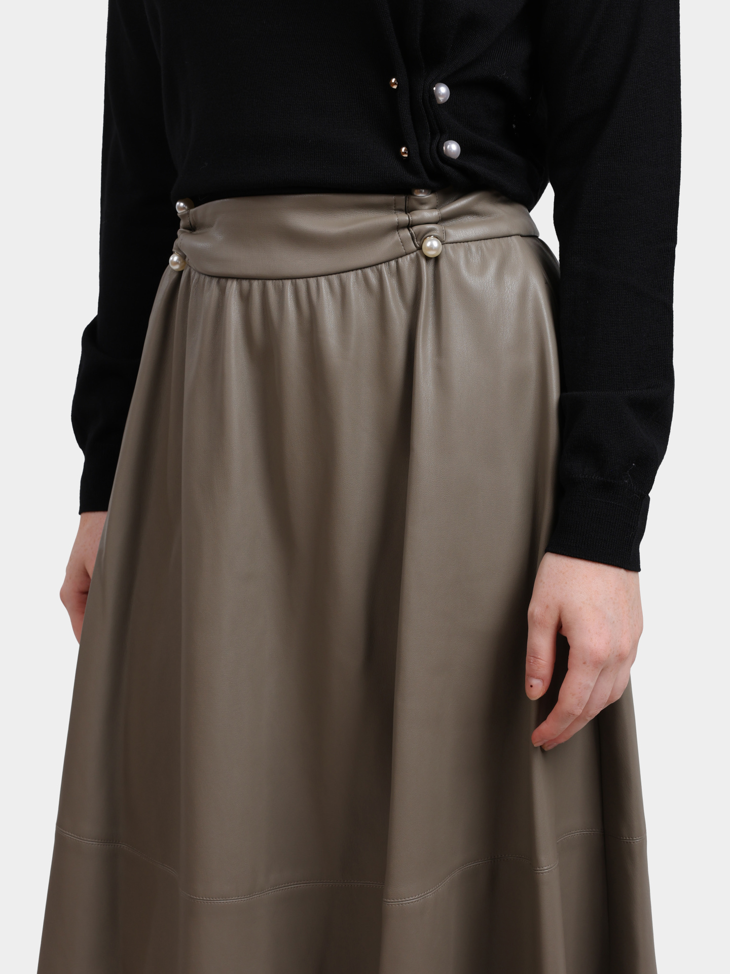 Юбка Liu-Jo CF5015 E0624 X0707 хаки женская — купить в интернет-магазине Verdistore