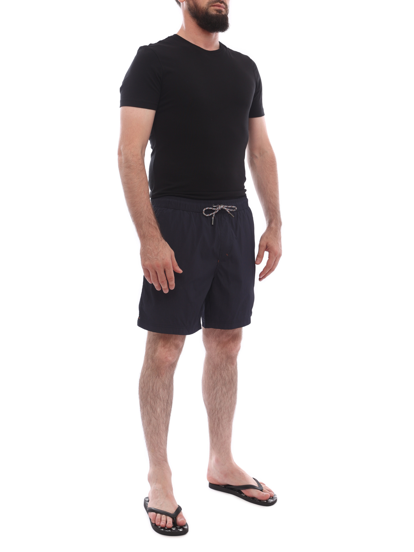 Шорты Ermenegildo Zegna N7B79 412 темно-синие мужские — купить в интернет-магазине Verdistore