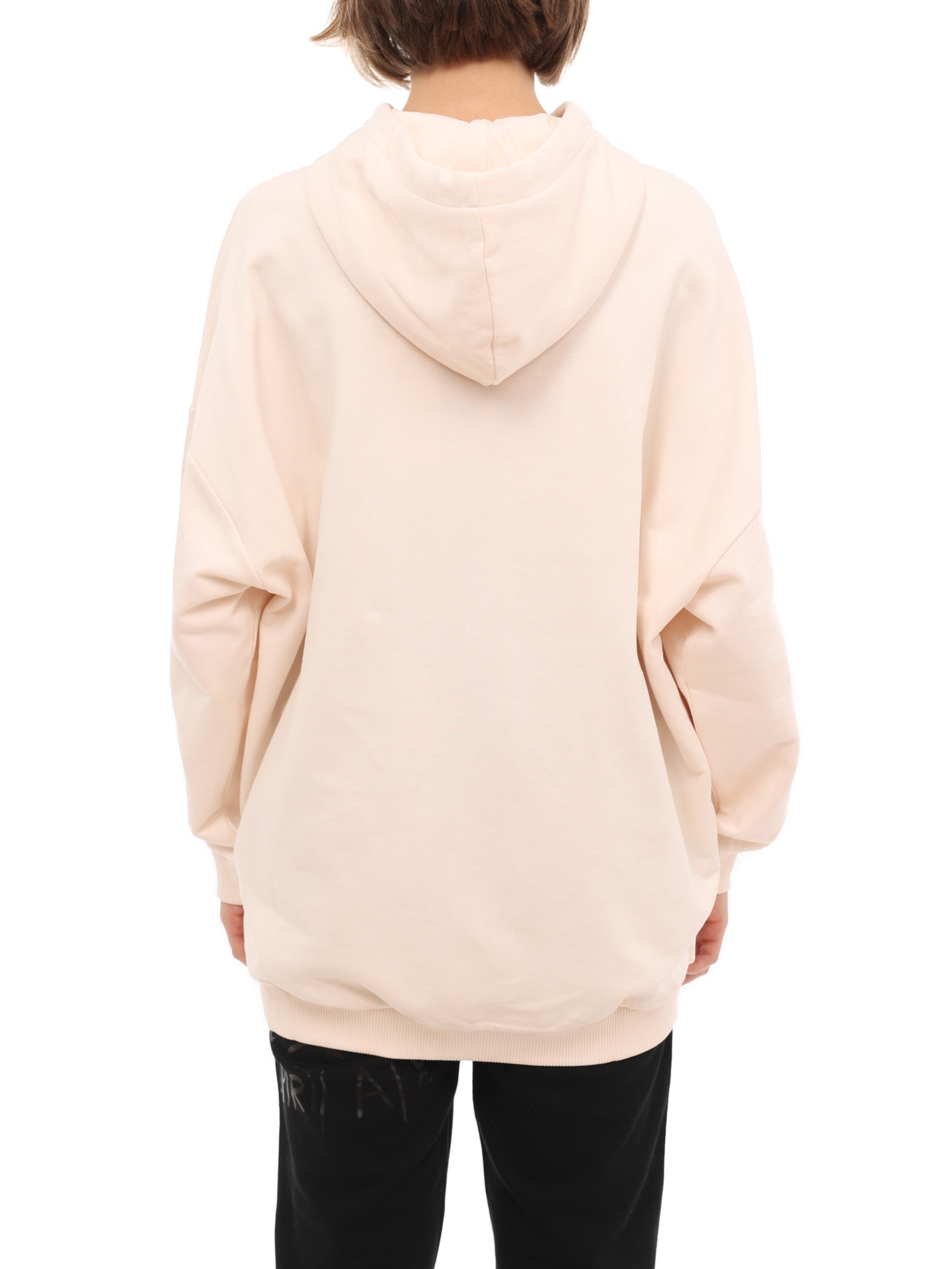 Худи Armani Exchange 6LYM46 YJCCZ 1130 розовое женское удлинённое — купить в интернет-магазине Verdistore