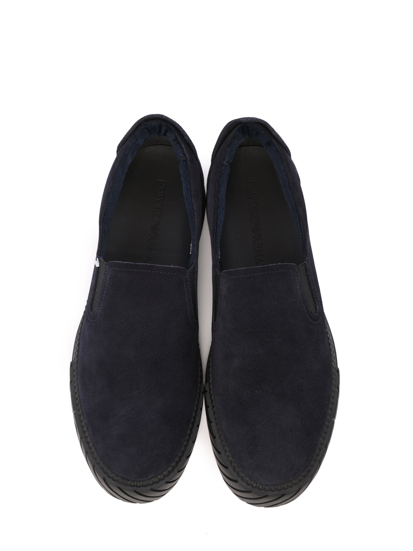 Слипоны замшевые на черной подошве  — купить в интернет-магазине Verdistore