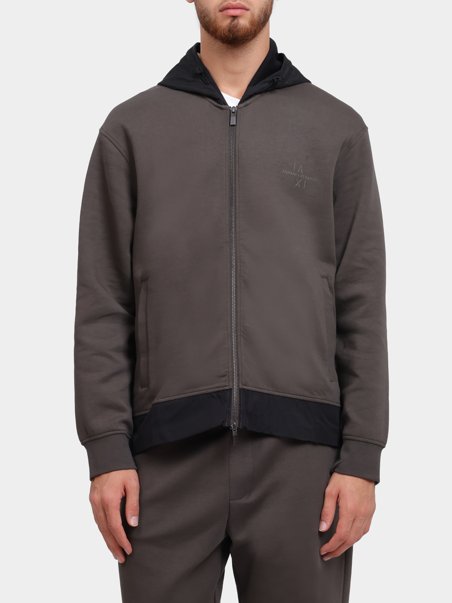 Мастерка Armani Exchange XM000515 AF13047 M8051 хаки мужская — купить в интернет-магазине Verdistore