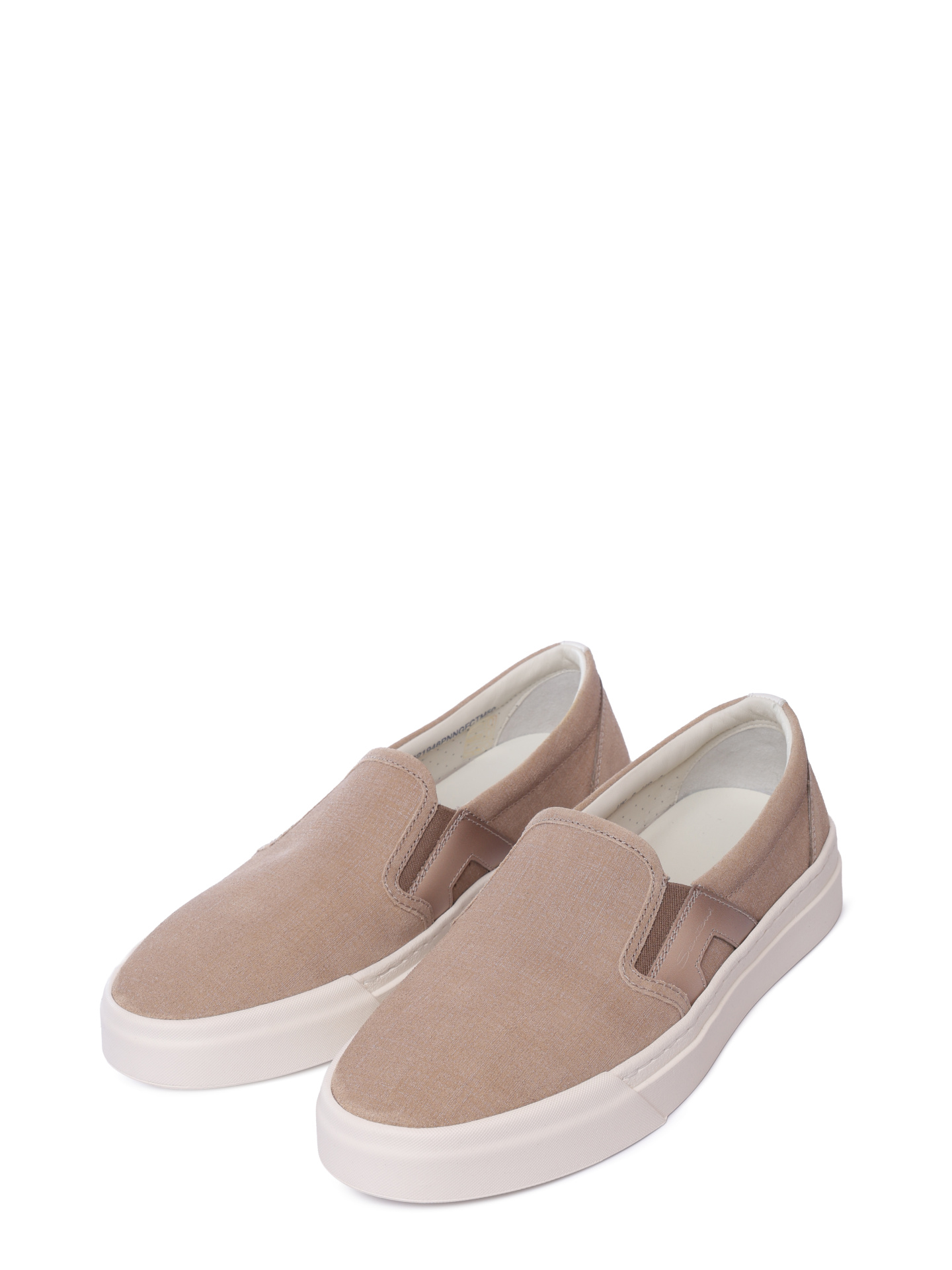 Слипоны Santoni MBGG21946PNNGFCTM50 замшевые мужские — купить в интернет-магазине Verdistore